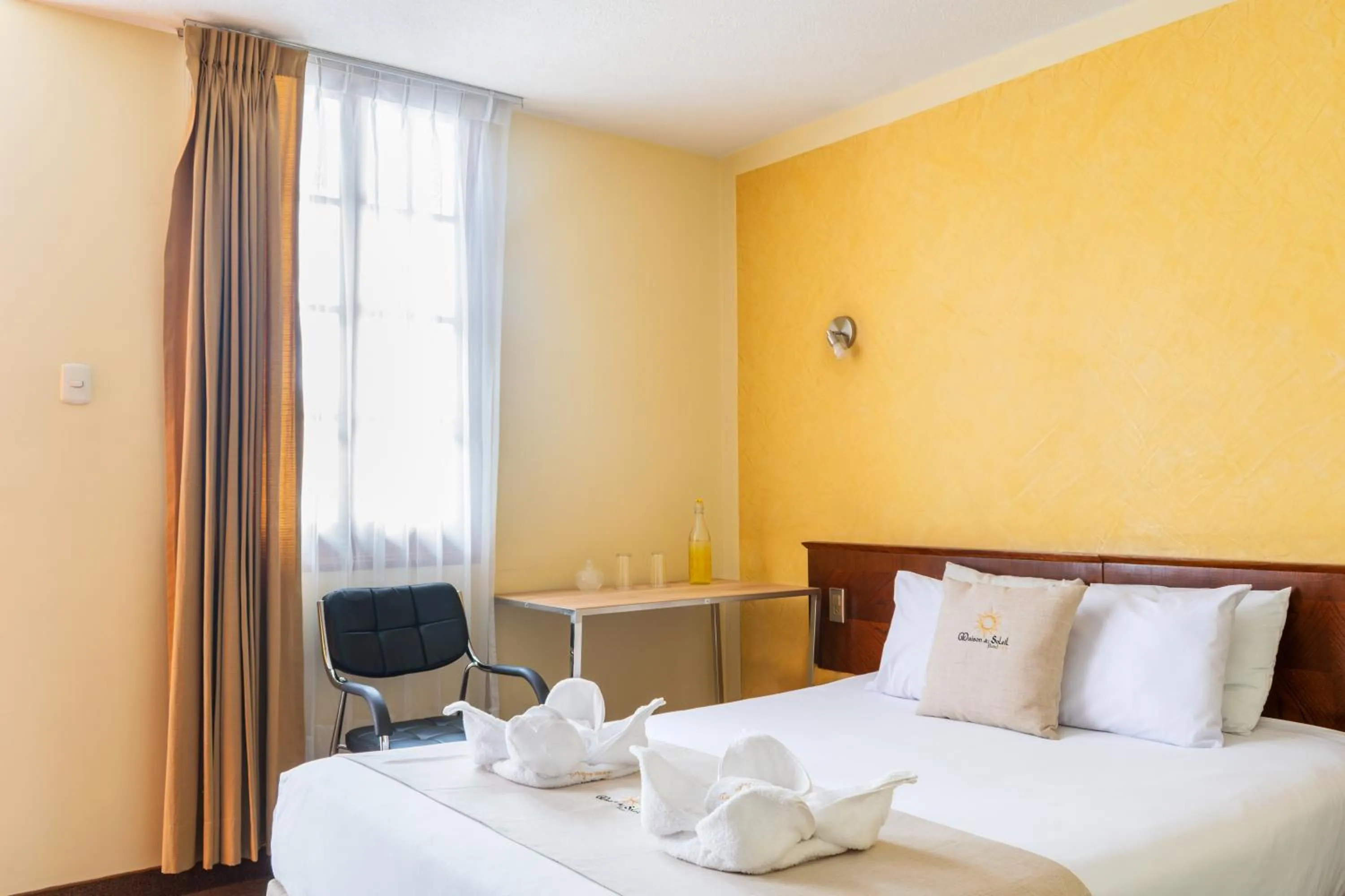 Photo of the whole room, Bed in Hotel Maison Du Solei