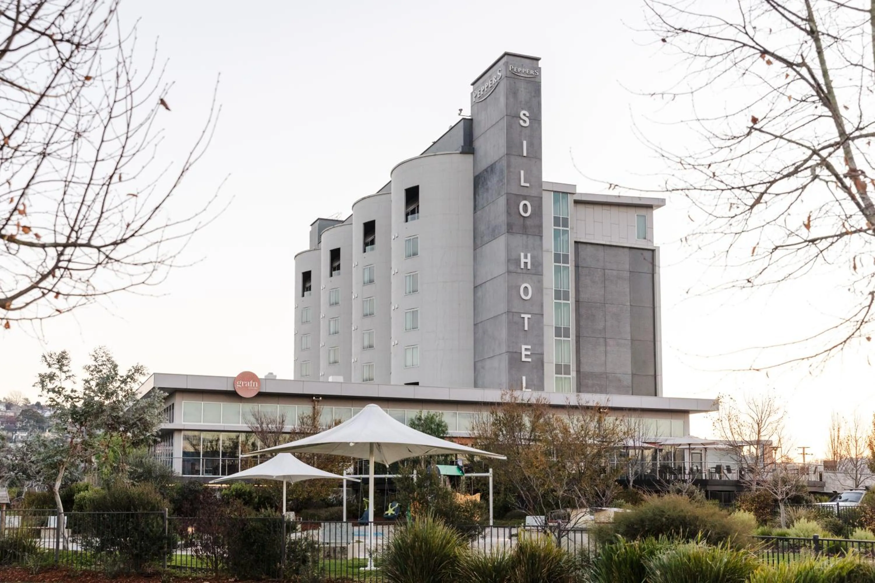 Property building in Peppers Silo Launceston