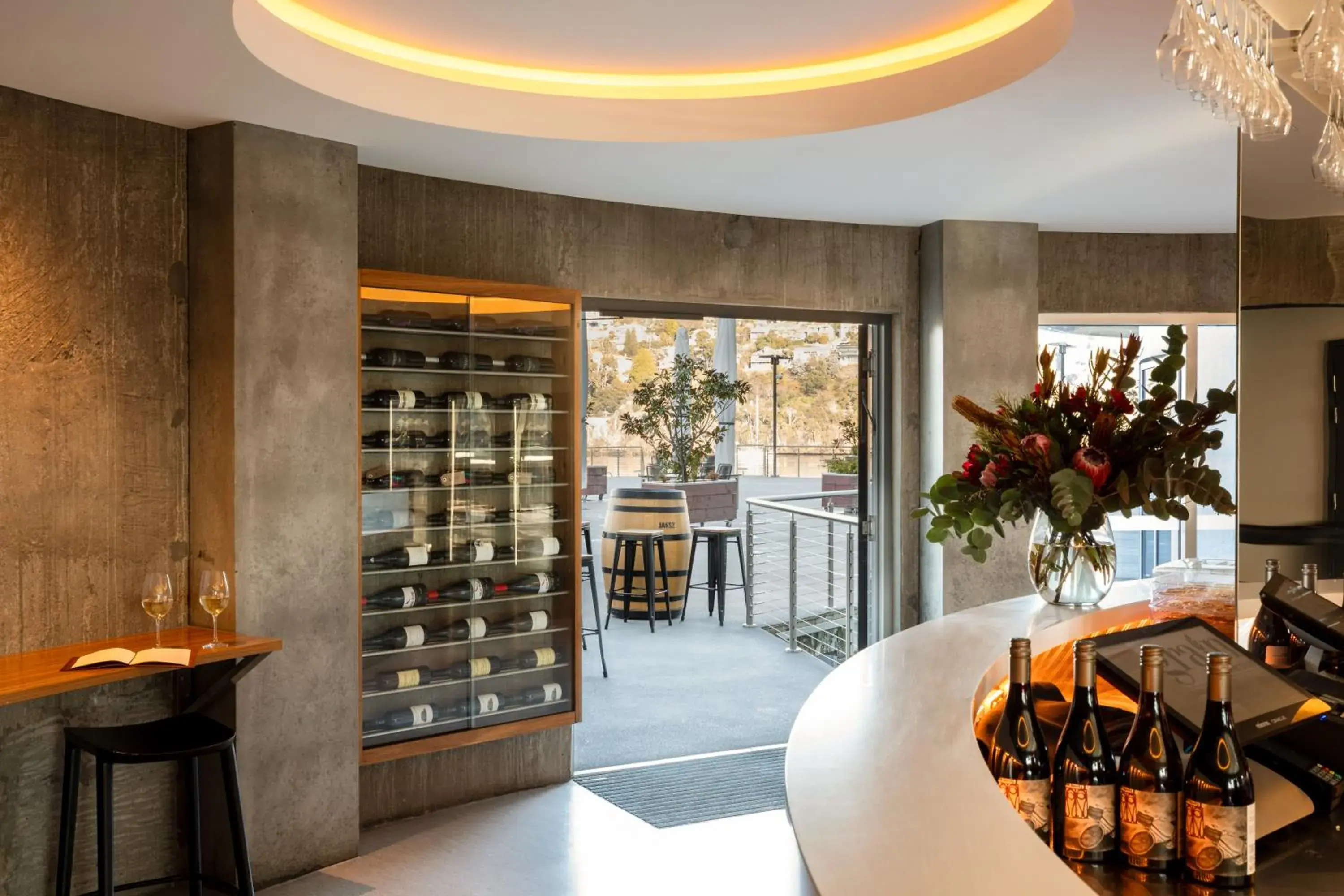 Lounge or bar in Peppers Silo Launceston Lounge or bar in Peppers Silo Launceston