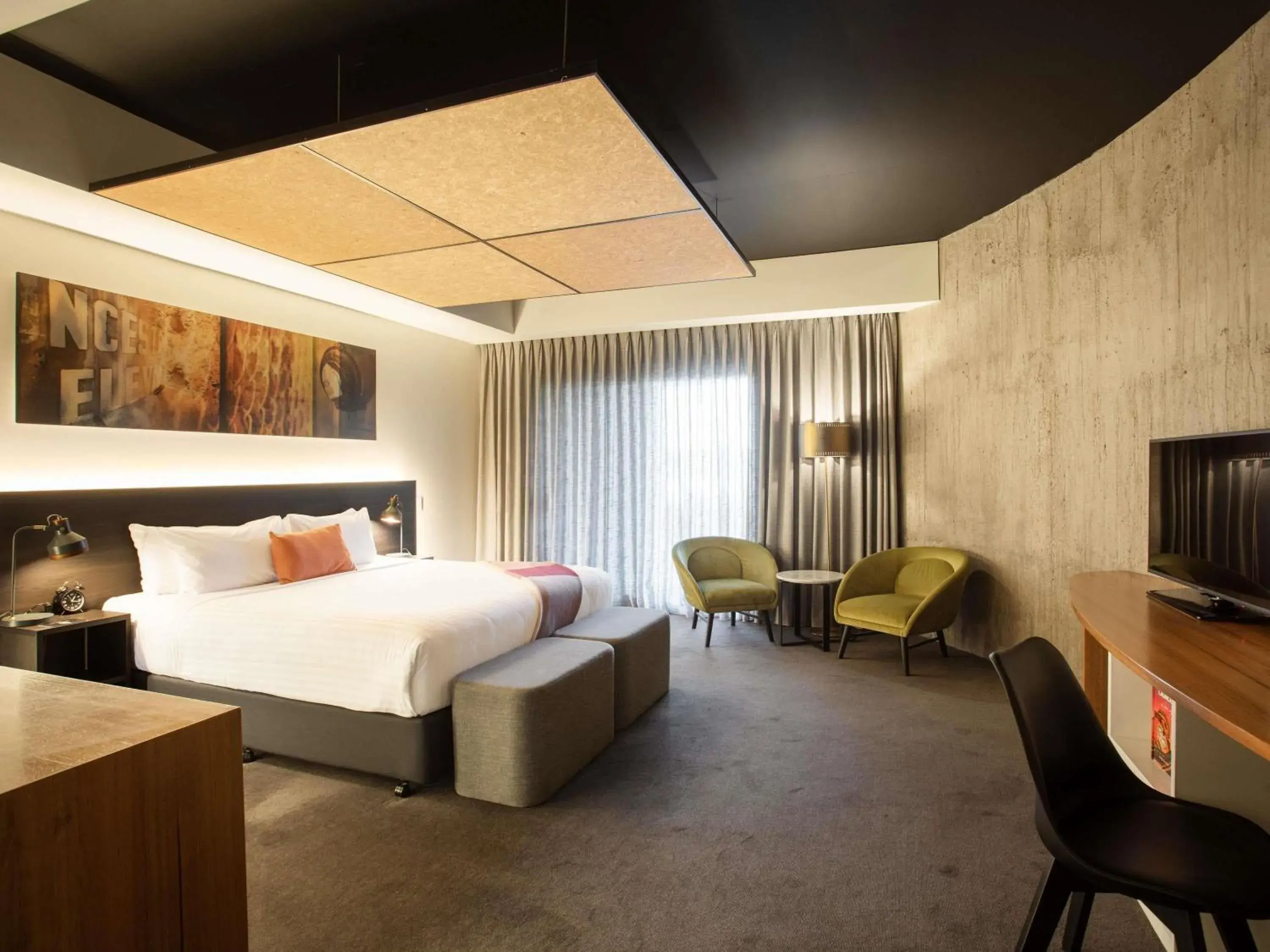 Bedroom, Bed in Peppers Silo Launceston Bedroom, Bed in Peppers Silo Launceston