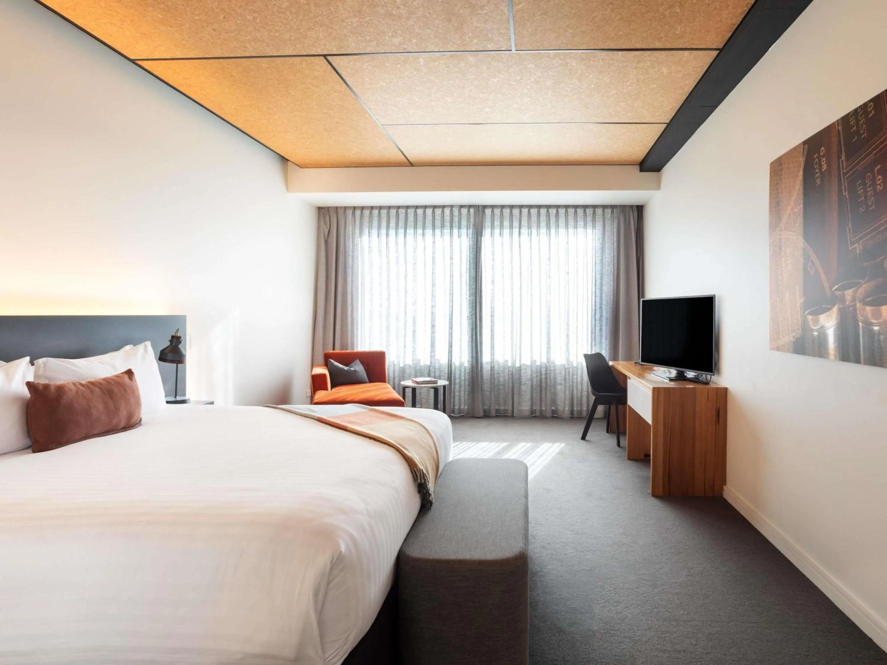 Bedroom, Bed in Peppers Silo Launceston