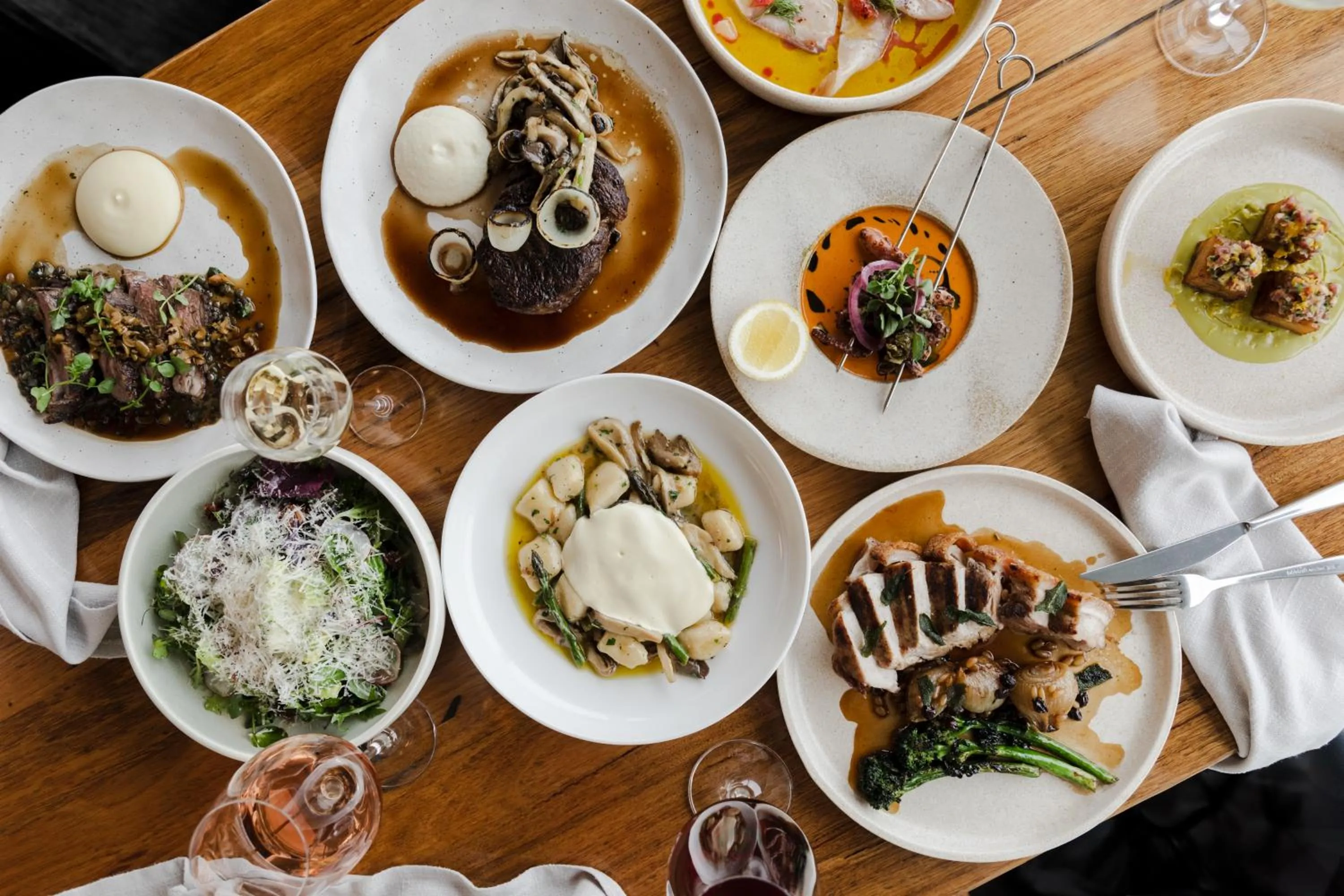 Dinner in Peppers Silo Launceston