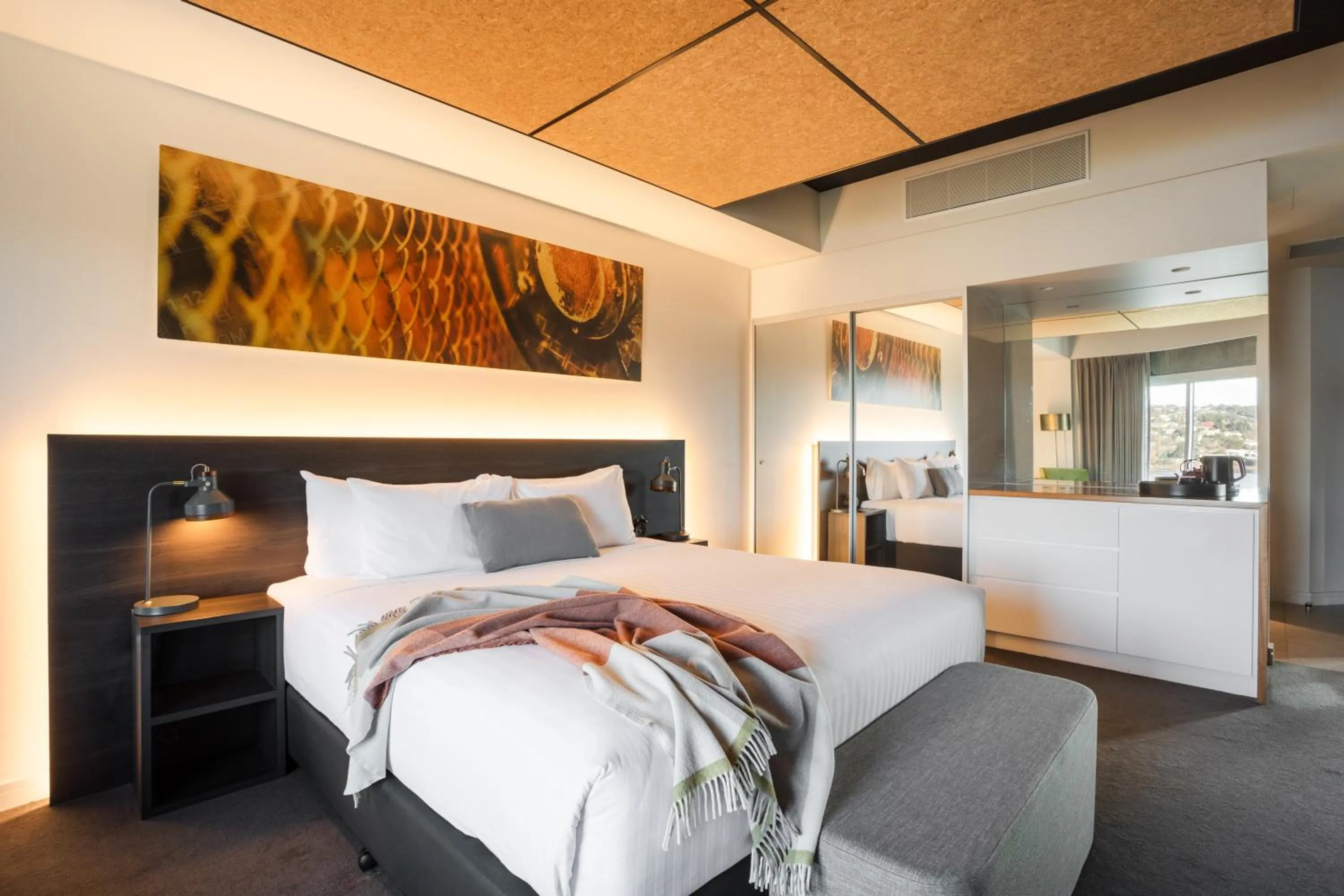 Bed in Peppers Silo Launceston