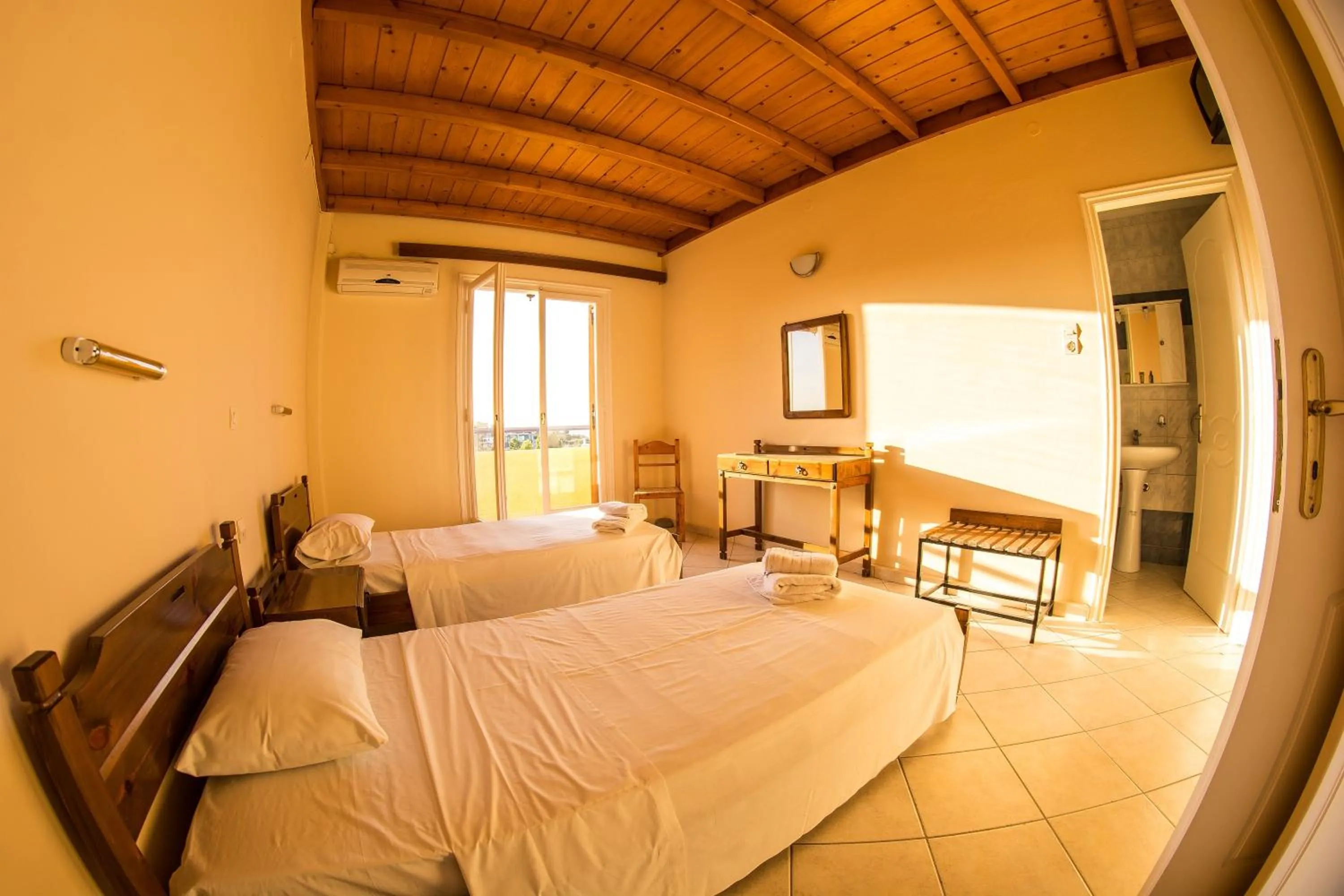 Bedroom in Vagia Beach Apartments, Aegina Island