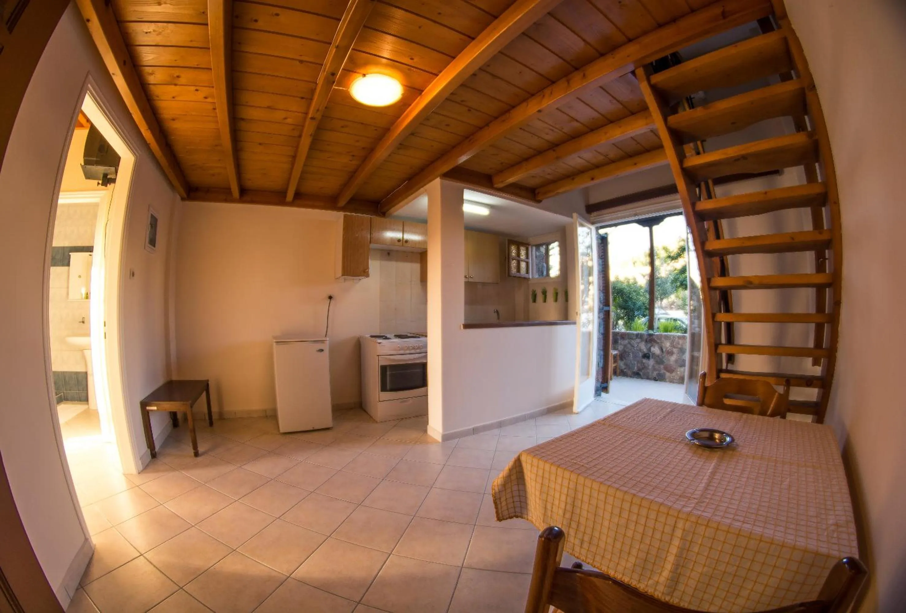 Living room in Vagia Beach Apartments, Aegina Island