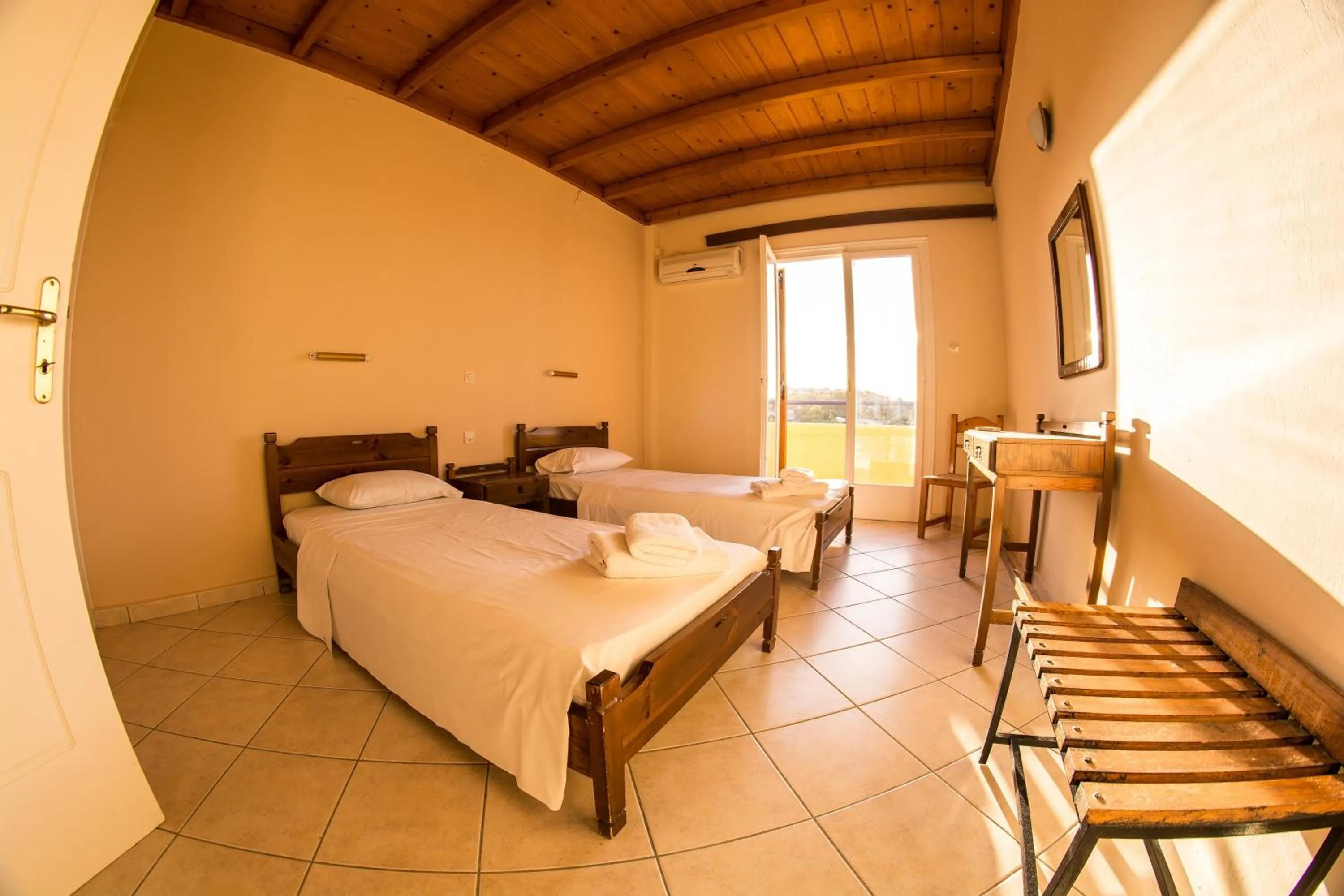 Bedroom in Vagia Beach Apartments, Aegina Island