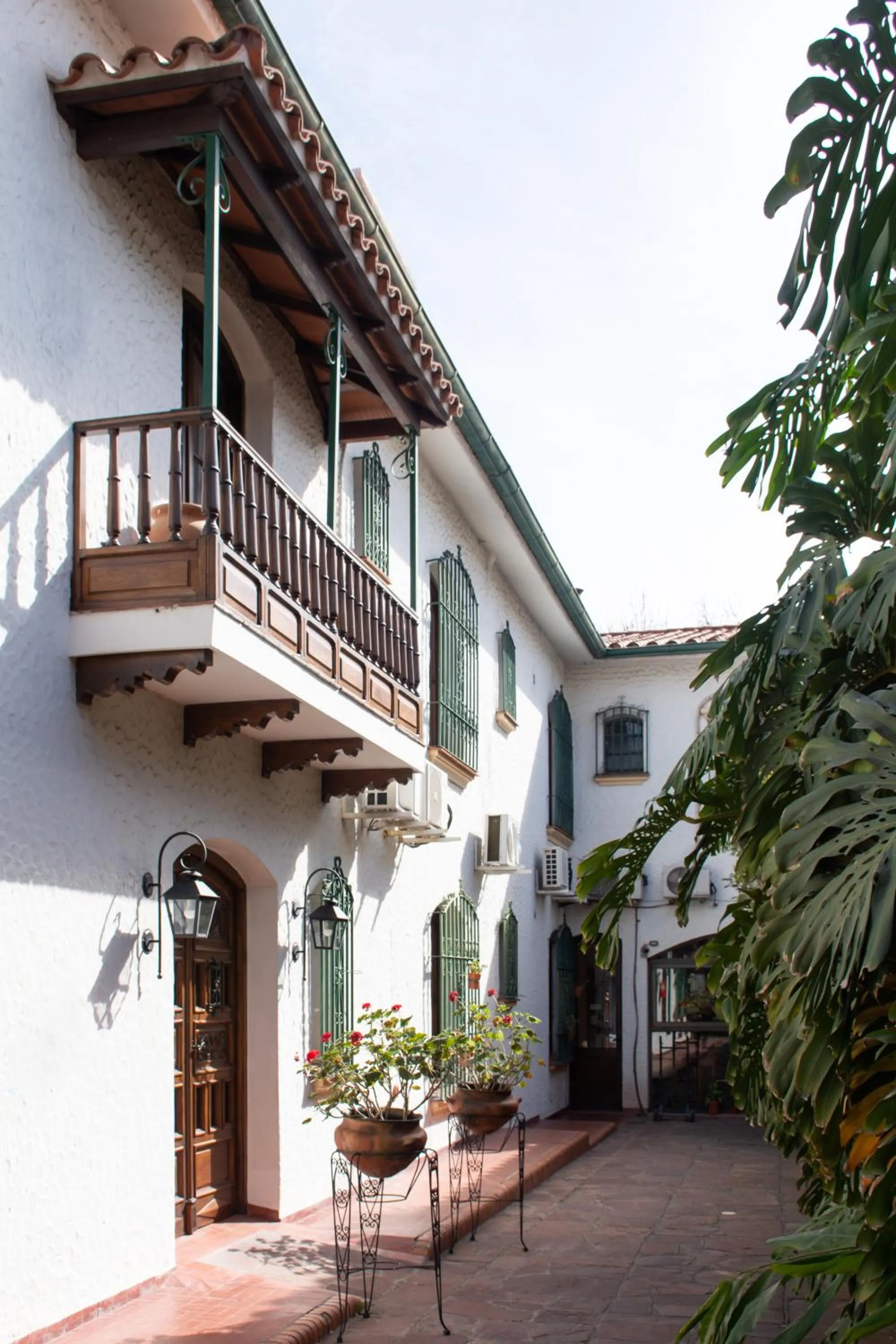Patio in Hotel Boutique La Candela