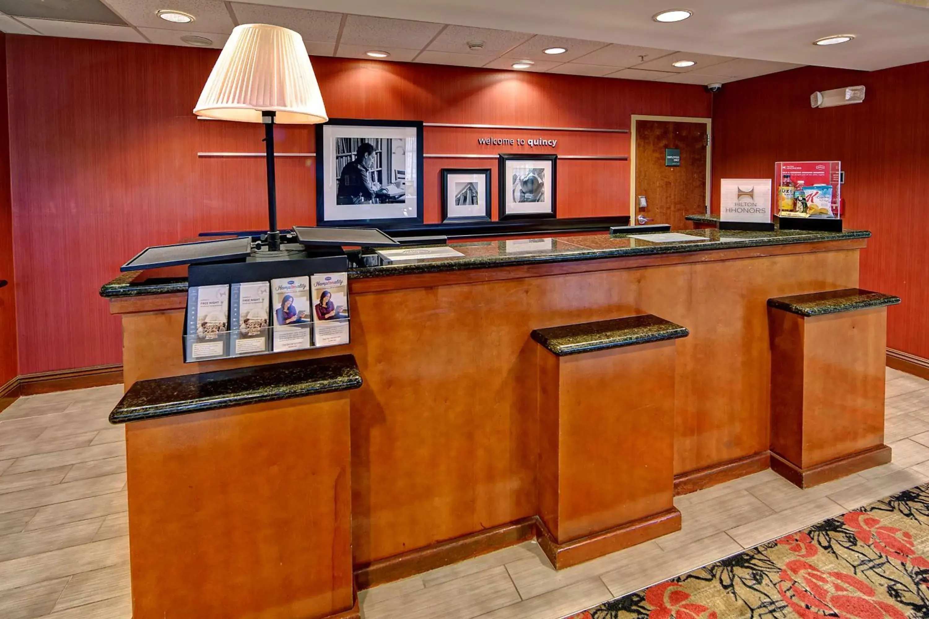 Lobby or reception in Hampton Inn Quincy Lobby or reception in Hampton Inn Quincy