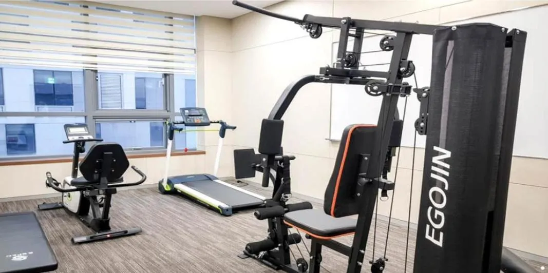 Fitness centre/facilities in Hotel Mfelice