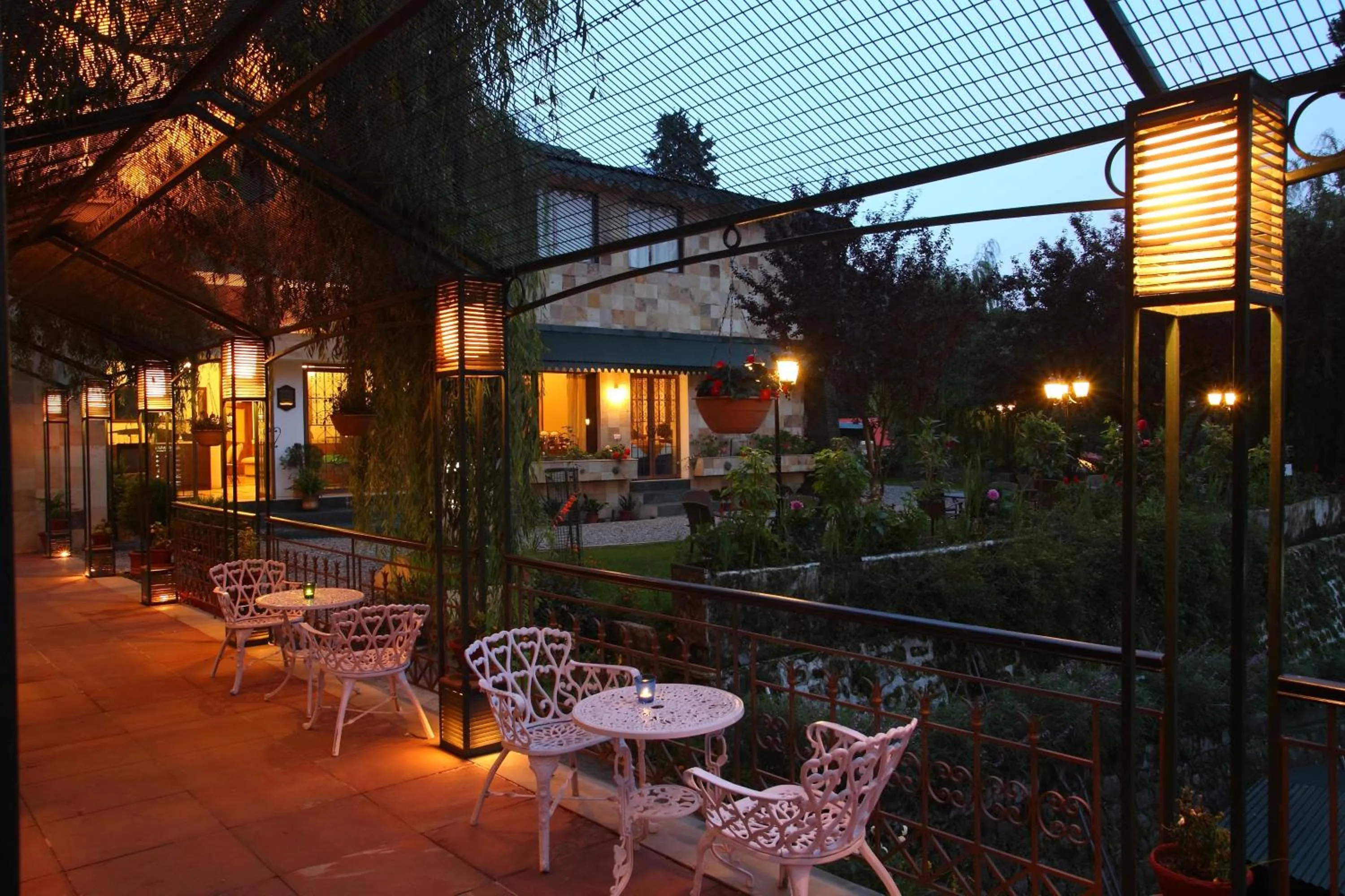 Patio in Shervani Hilltop Resort