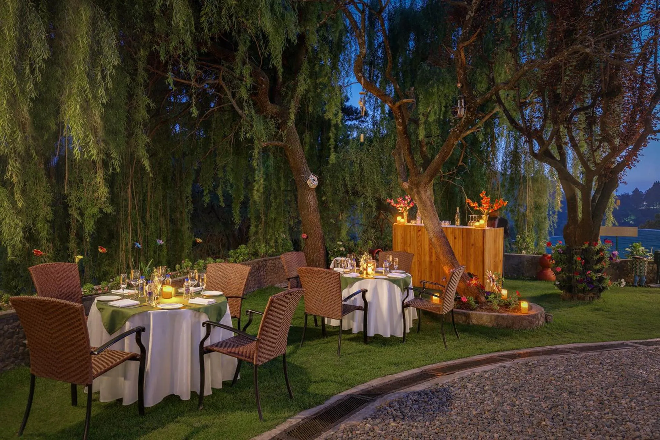 Seating area in Shervani Hilltop Resort