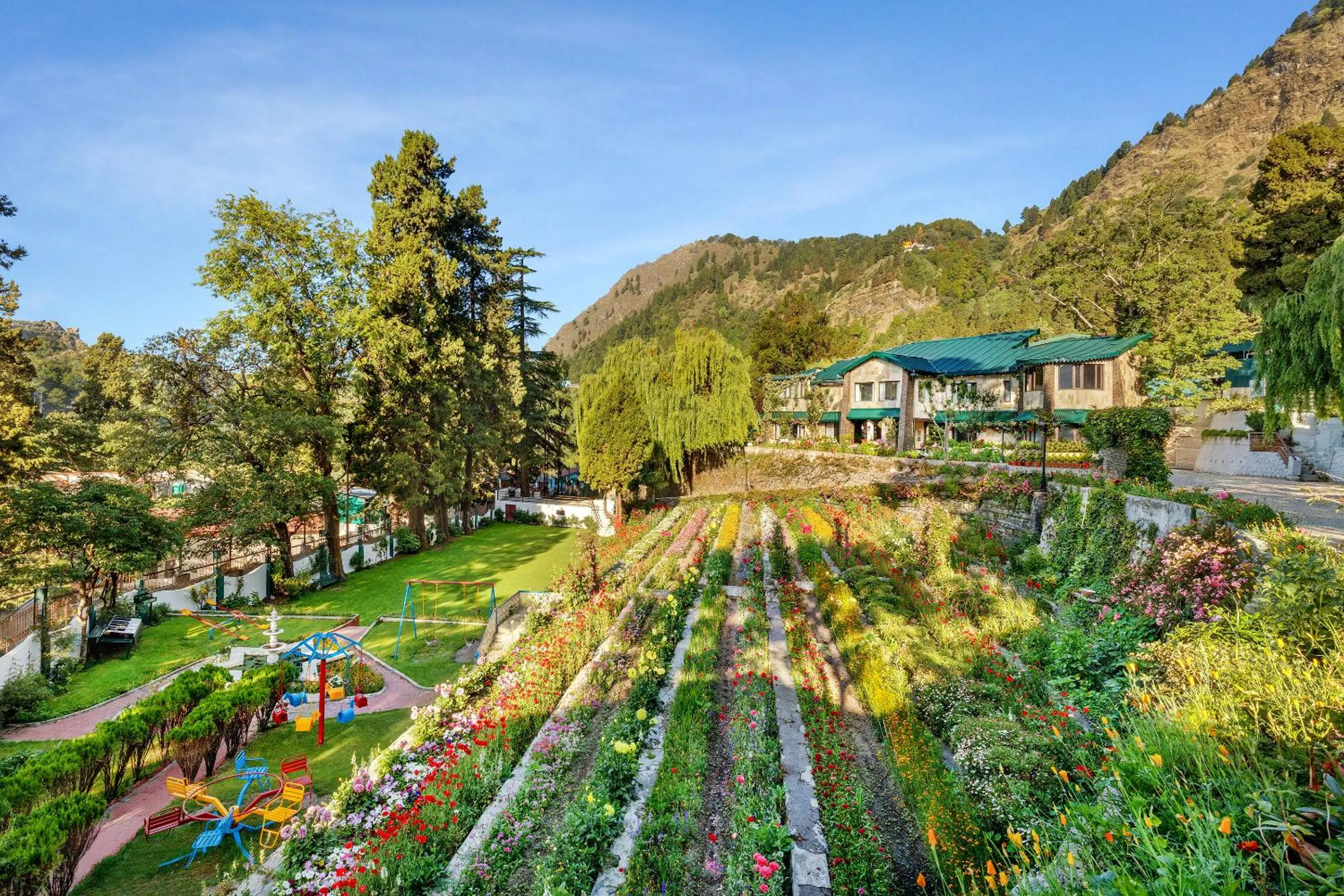Garden in Shervani Hilltop Resort