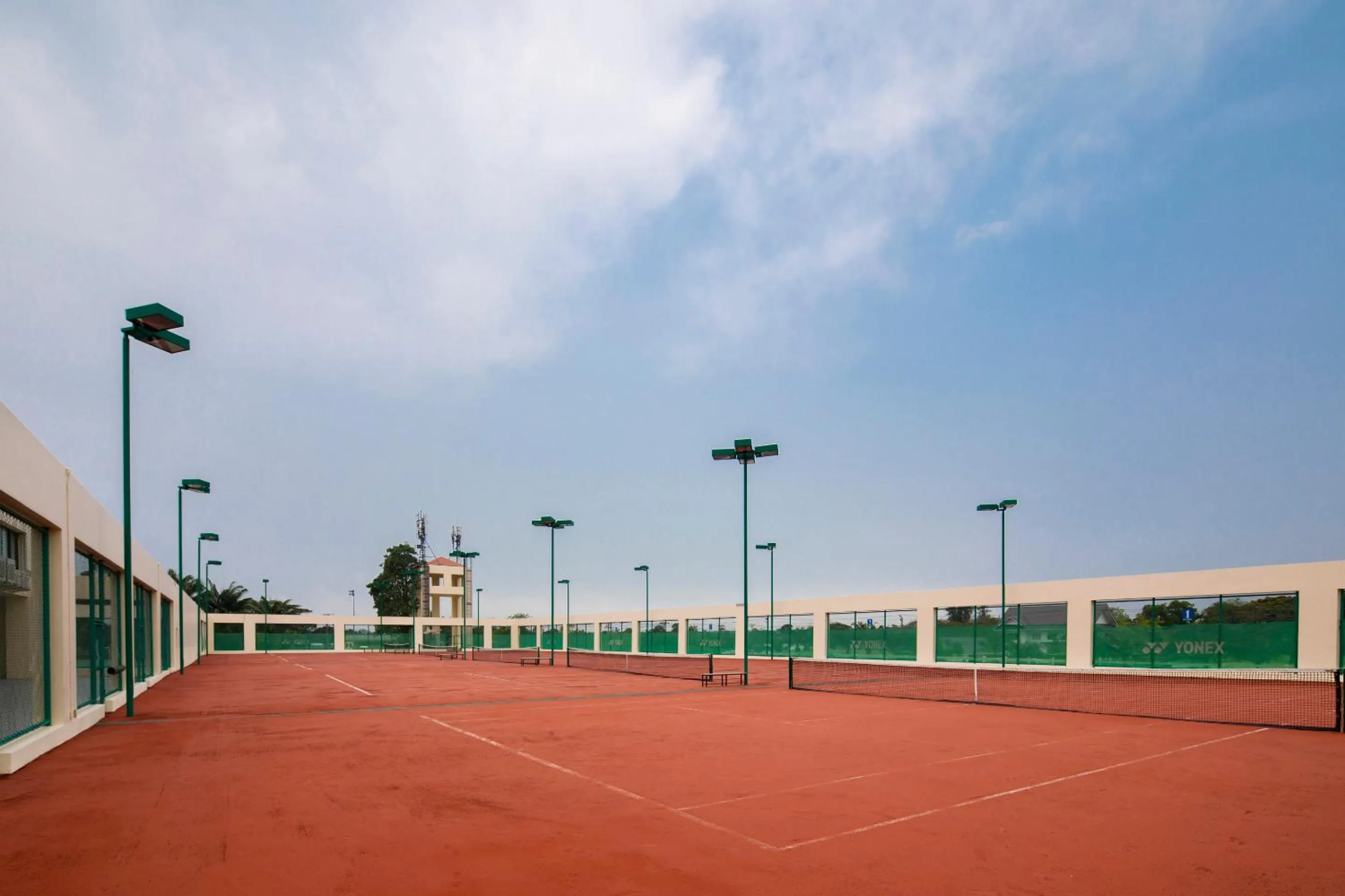 Tennis court in Eastin Thana City Golf Resort Bangkok