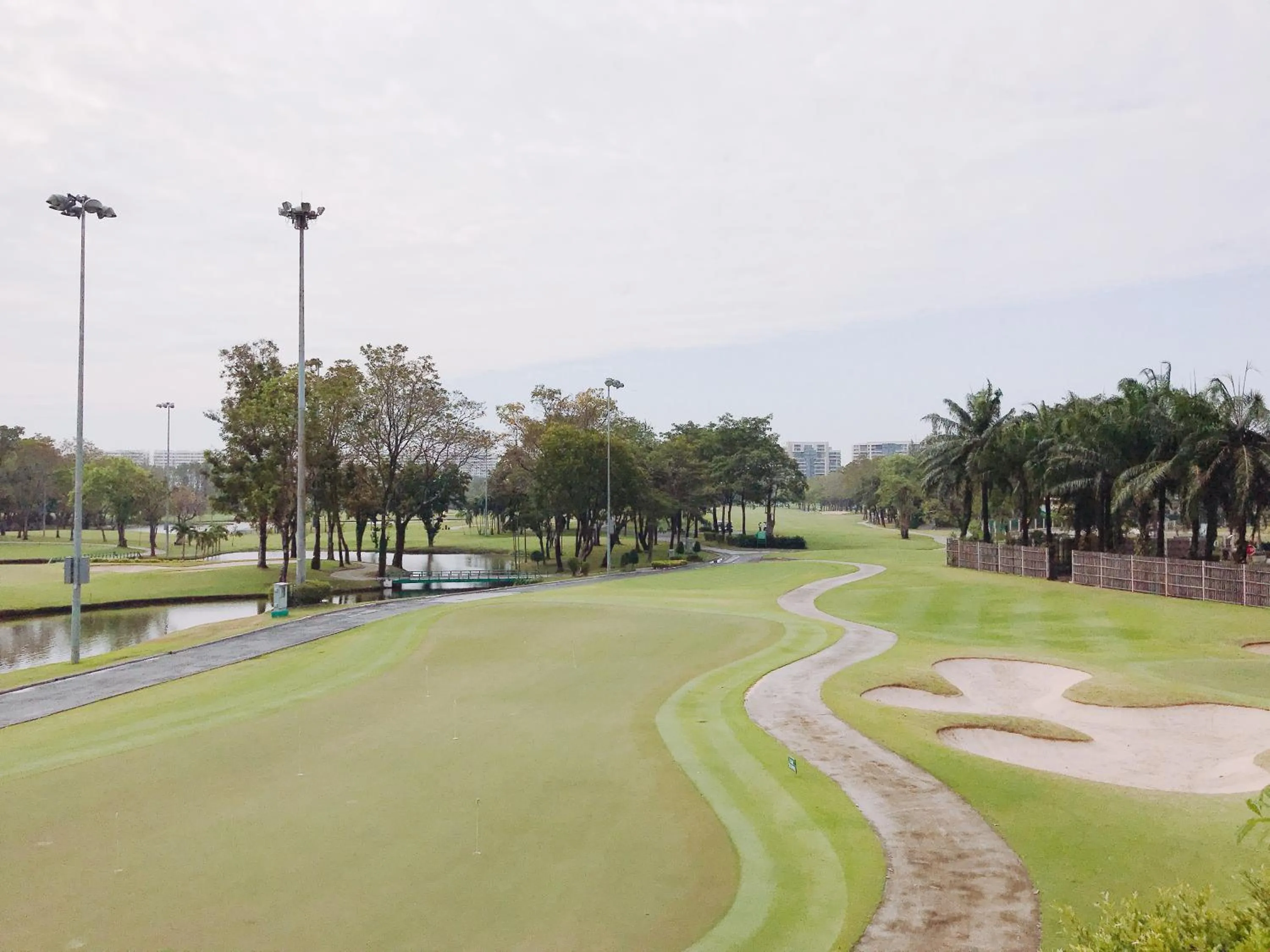 Golfcourse in Eastin Thana City Golf Resort Bangkok
