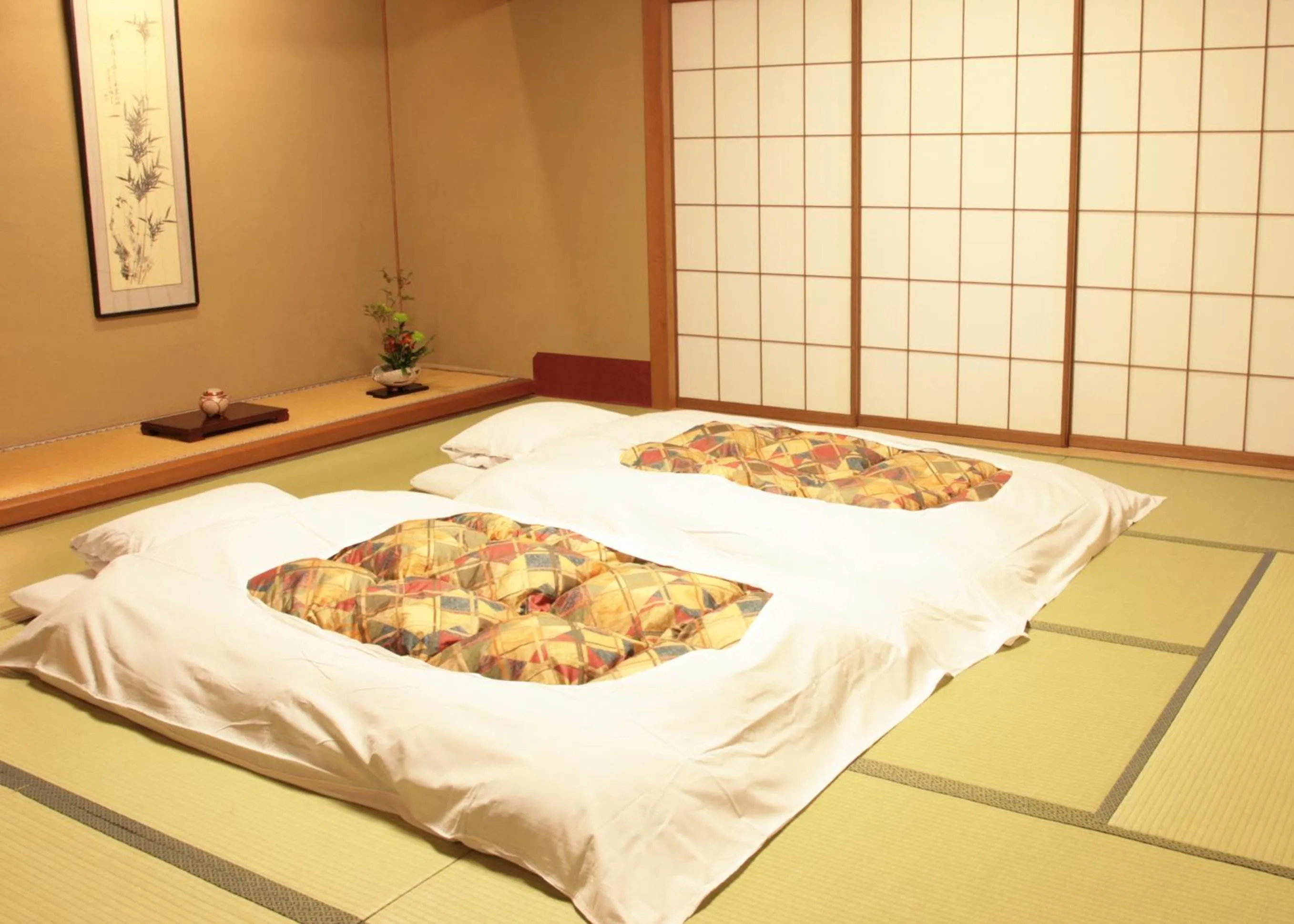 Bed in Hyoe Koyokaku