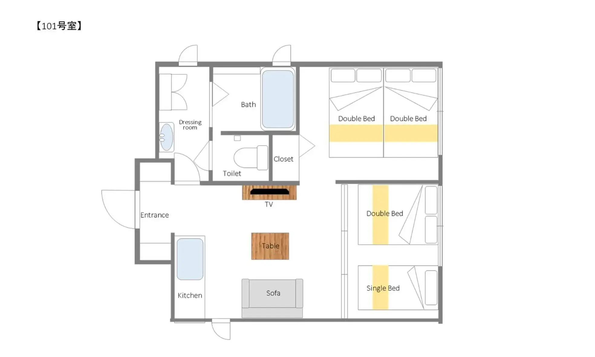Floor plan in Ambiera Doza Floor plan in Ambiera Doza