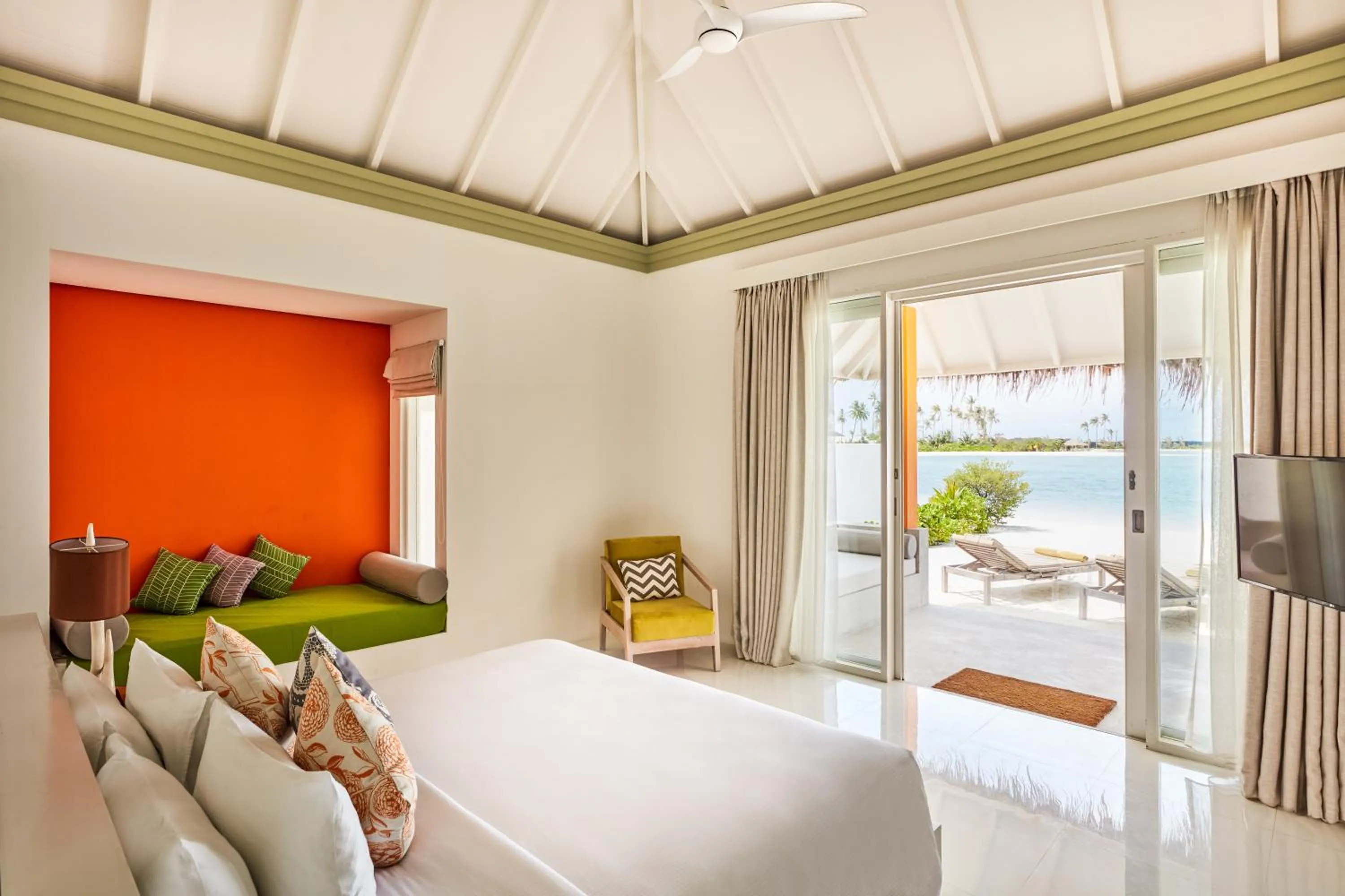 Bedroom, Bed in Sun Siyam Olhuveli