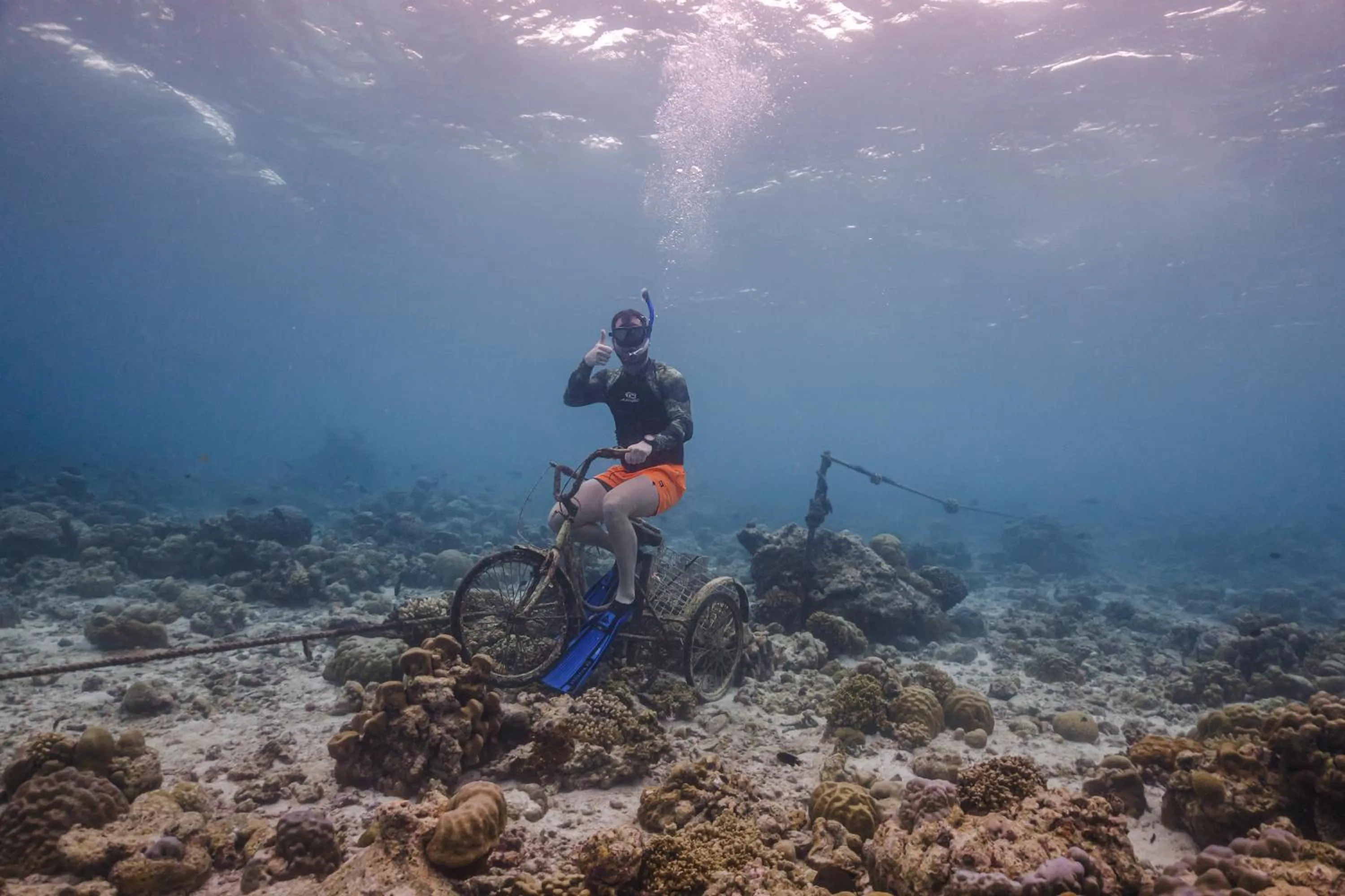 Snorkeling in Sun Siyam Olhuveli