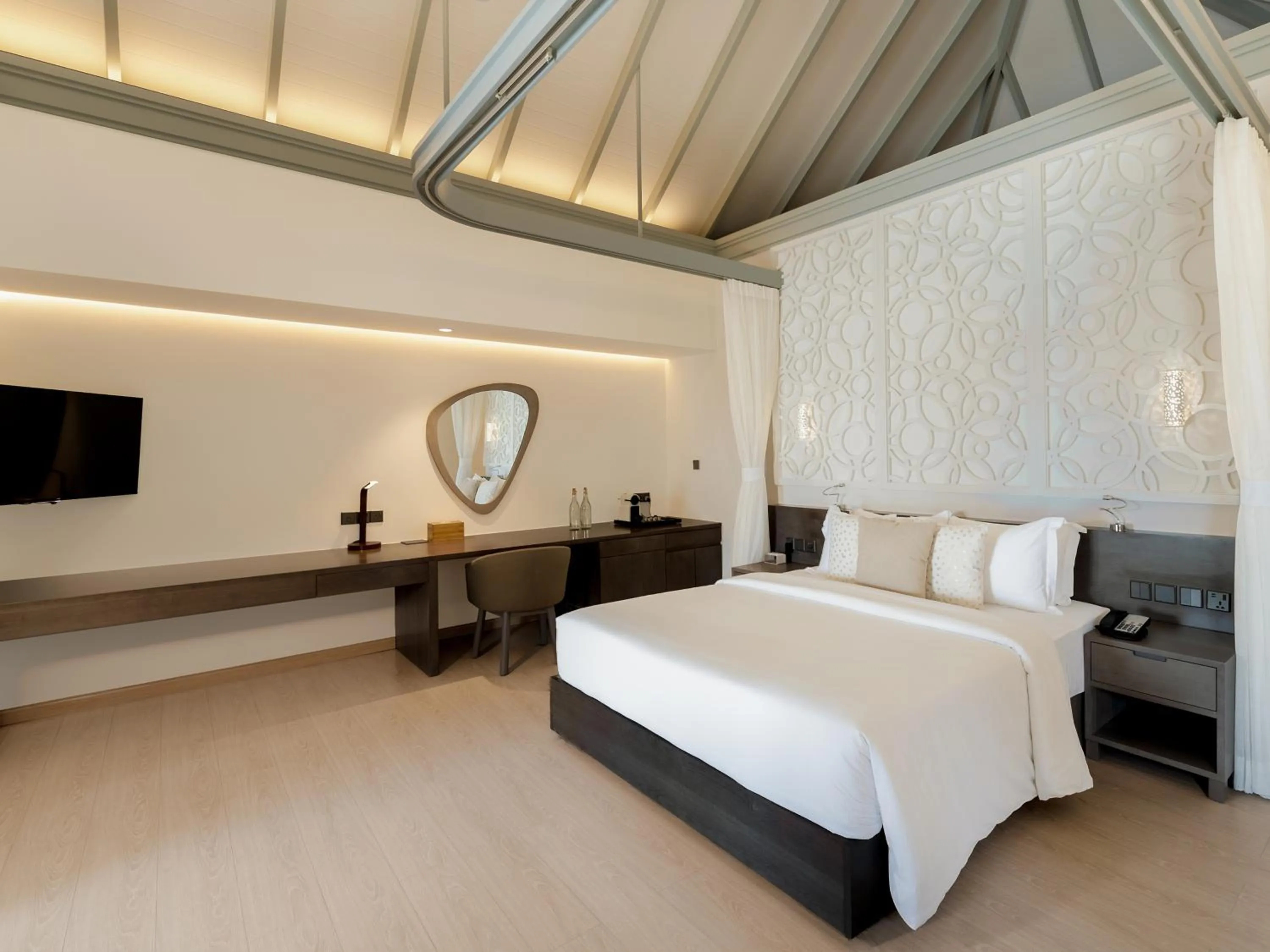 Bedroom, Bed in Sun Siyam Olhuveli