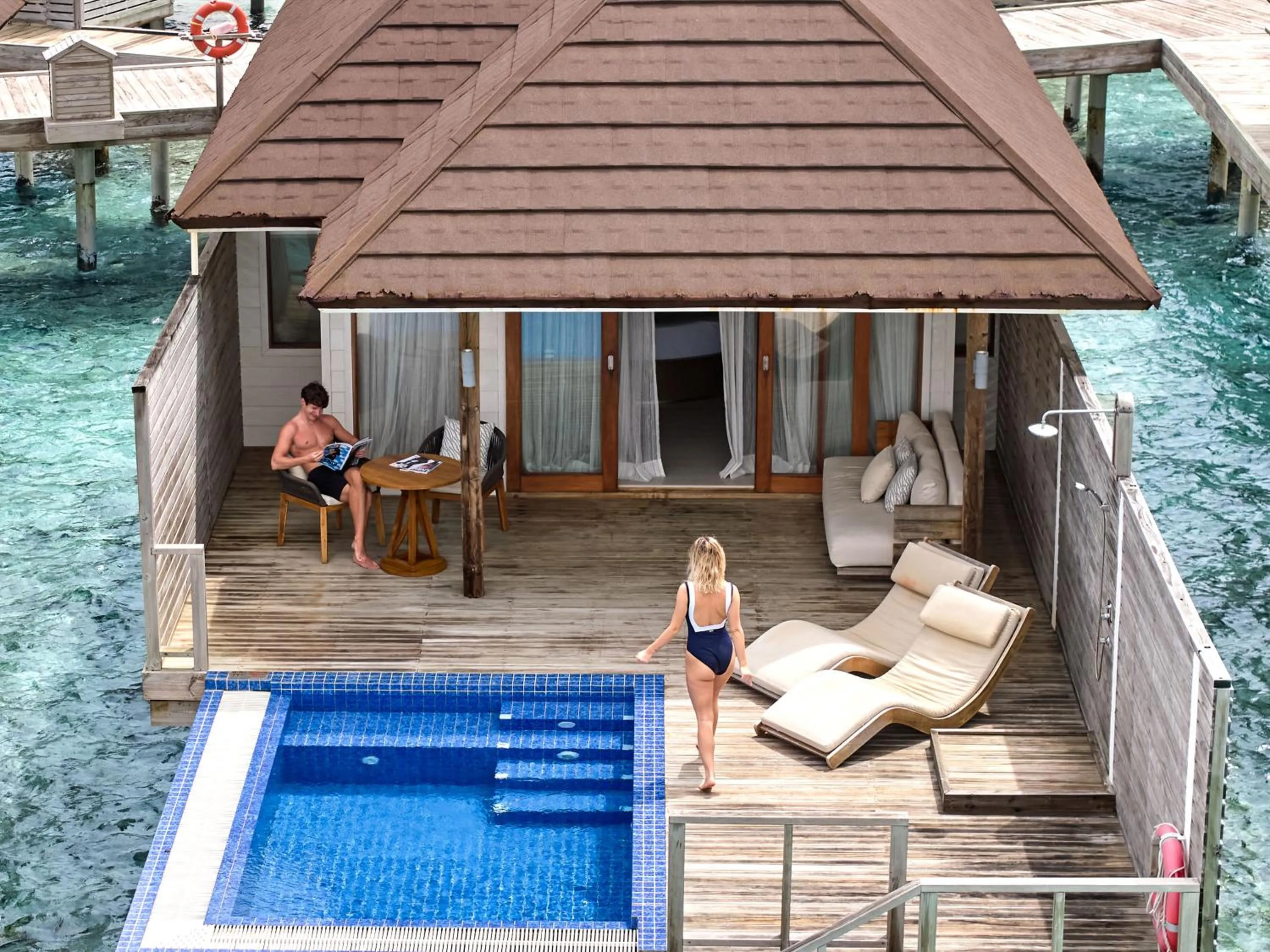 Patio in Sun Siyam Olhuveli