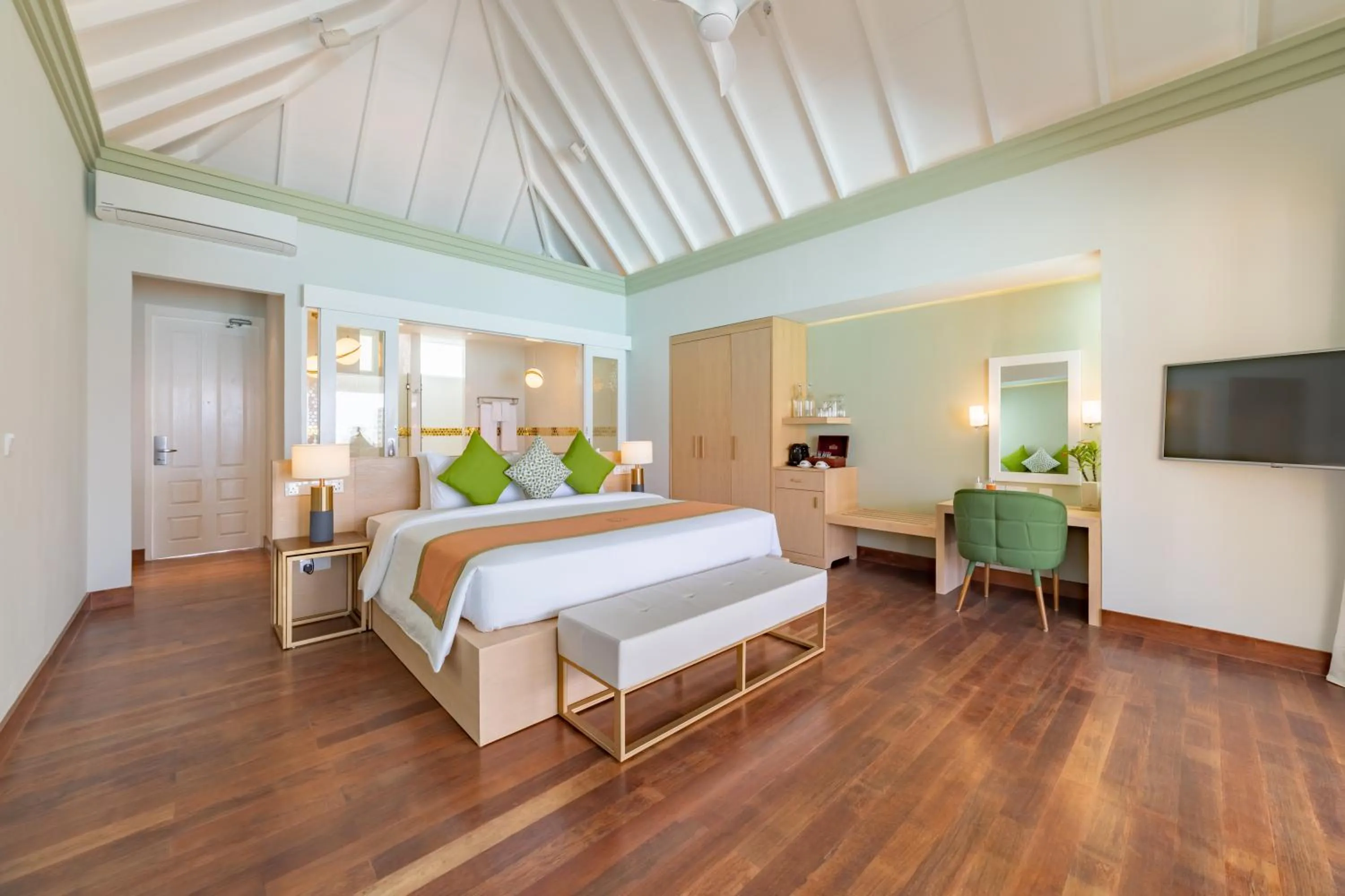 Bedroom, Bed in Sun Siyam Olhuveli