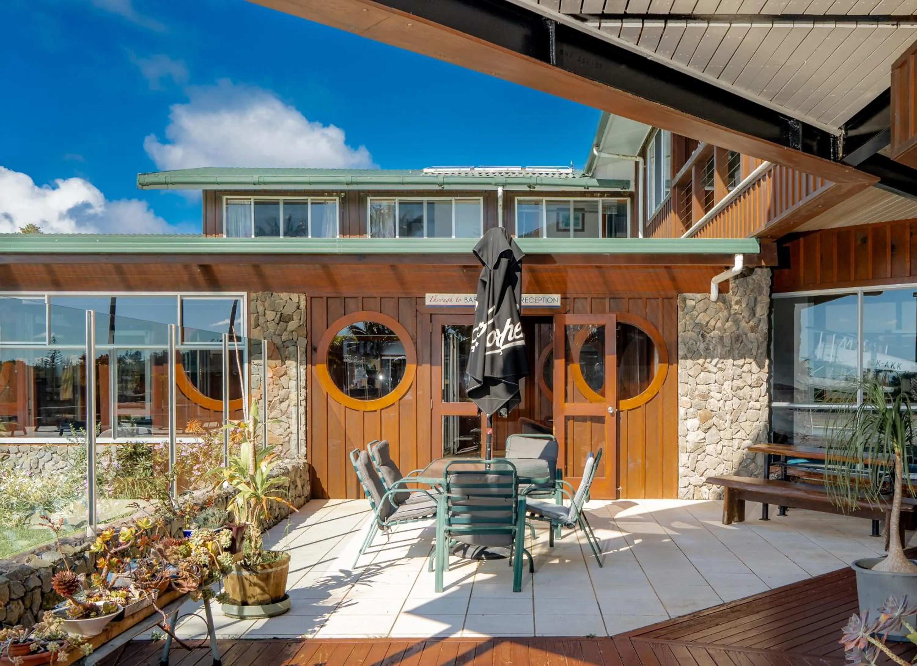 Property building in South Pacific Resort Hotel