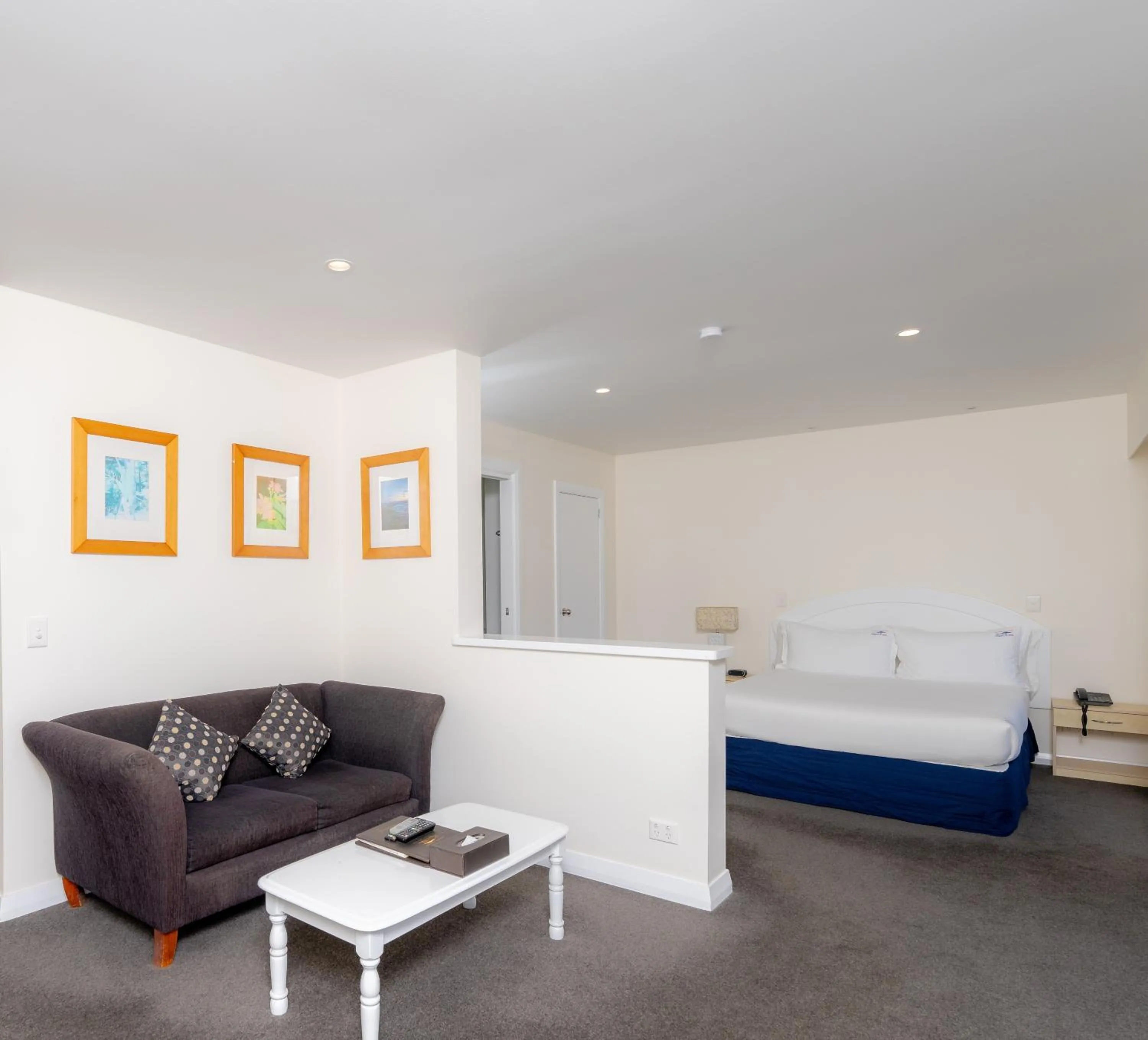 Bed in South Pacific Resort Hotel