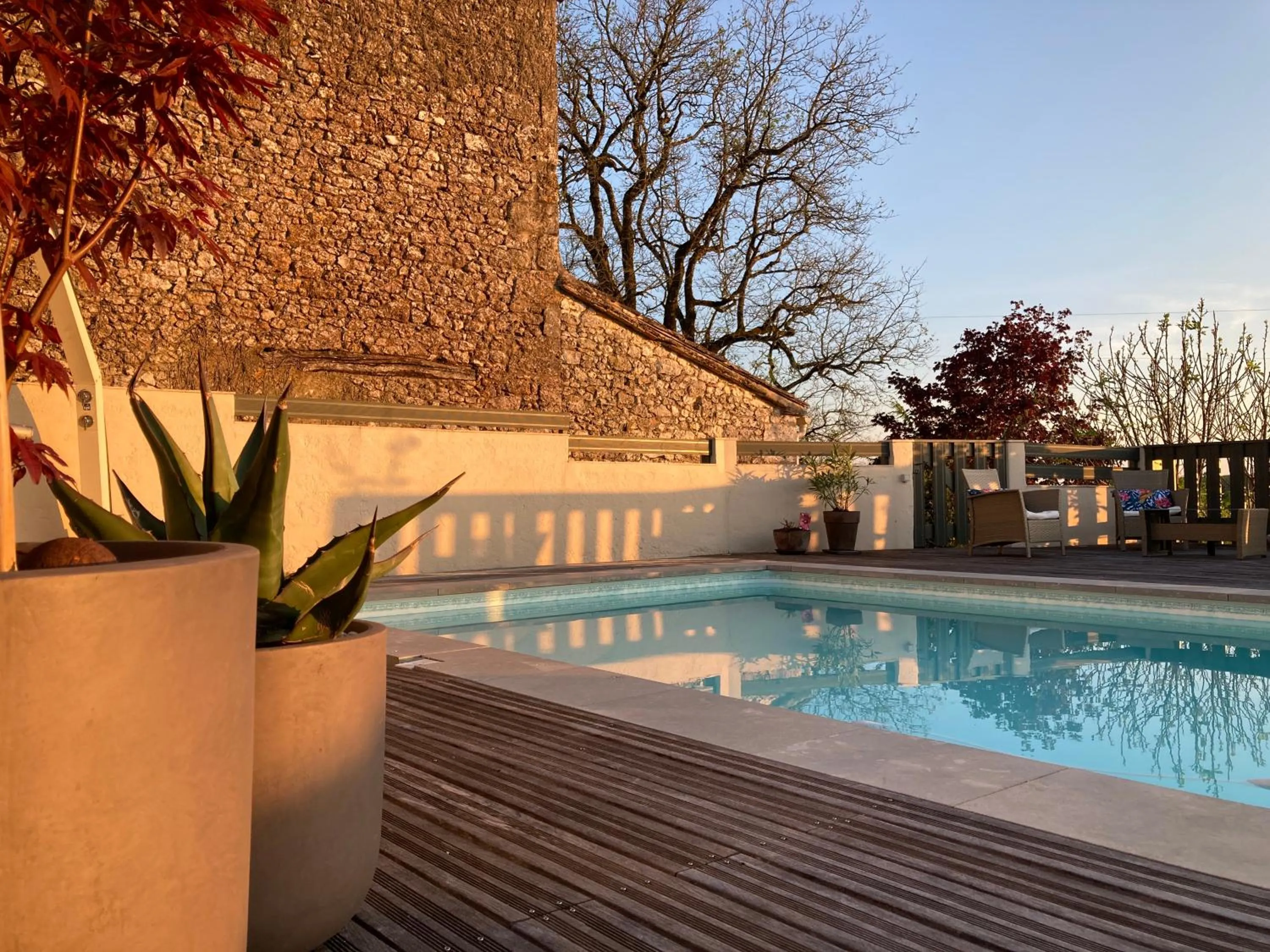 Swimming pool in La Ferme Buissonnière
