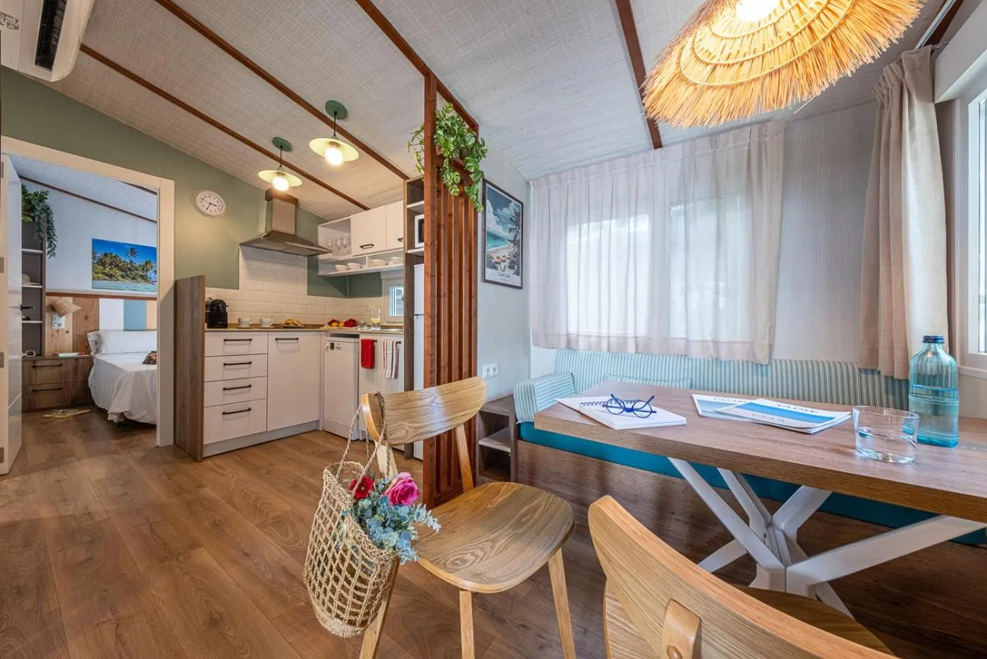 Kitchen or kitchenette in La Siesta Salou Resort & Camping