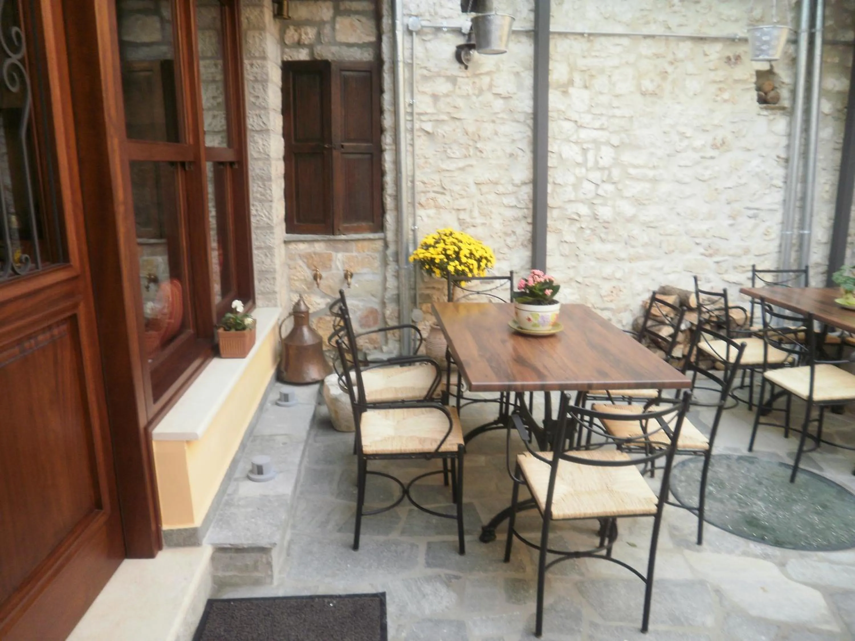 Patio in Hagiati Guesthouse