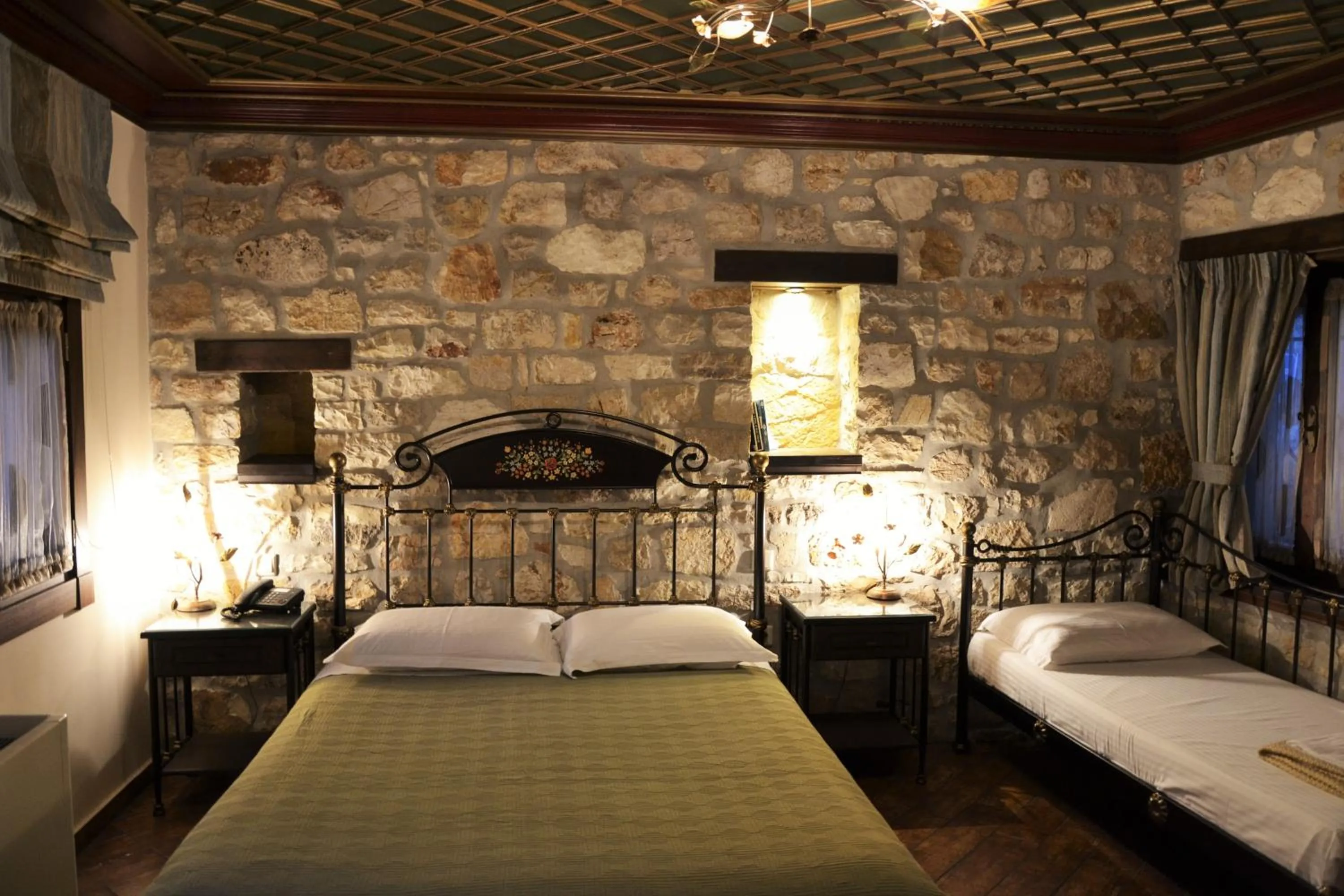 Bed in Hagiati Guesthouse