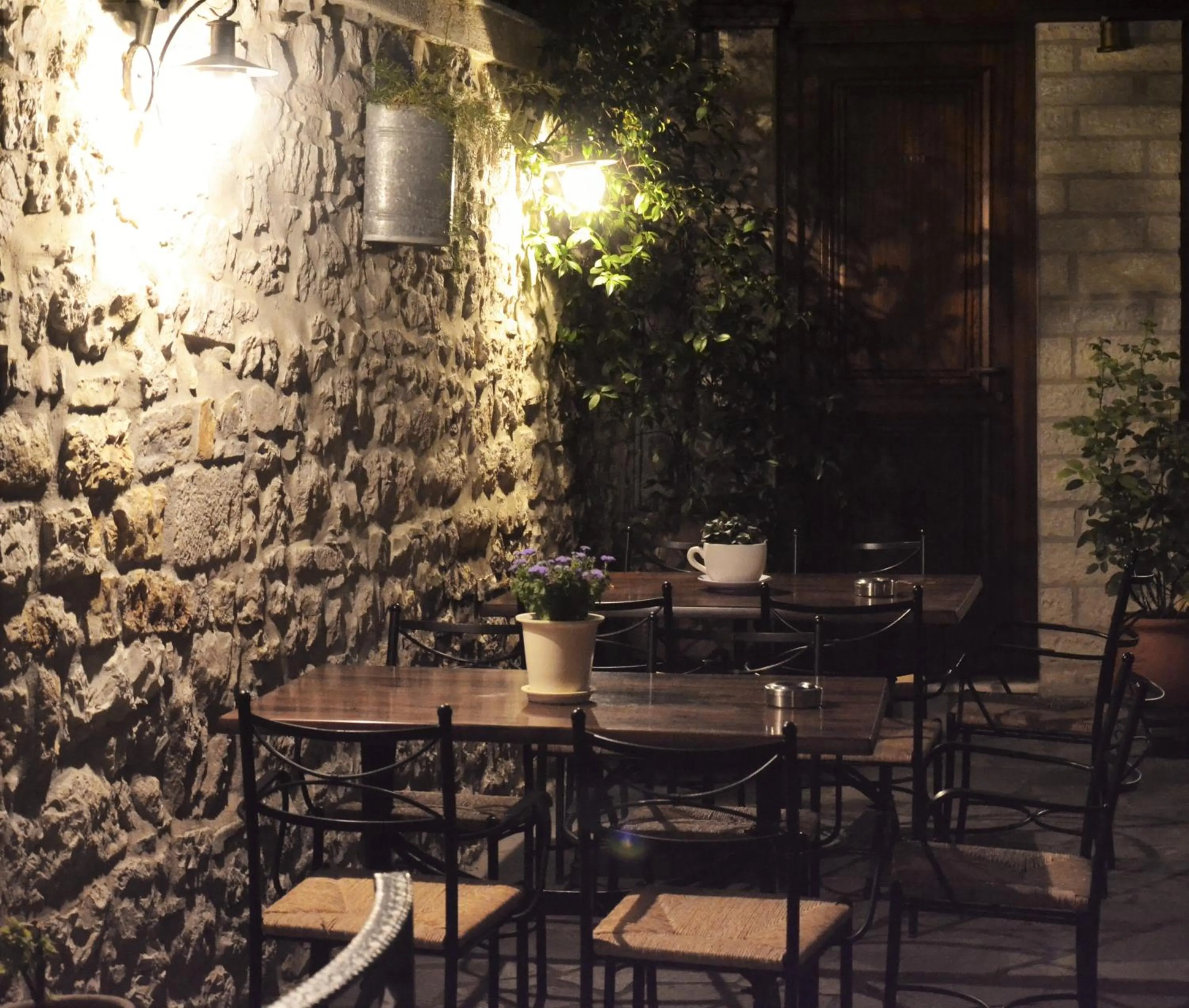 Patio in Hagiati Guesthouse