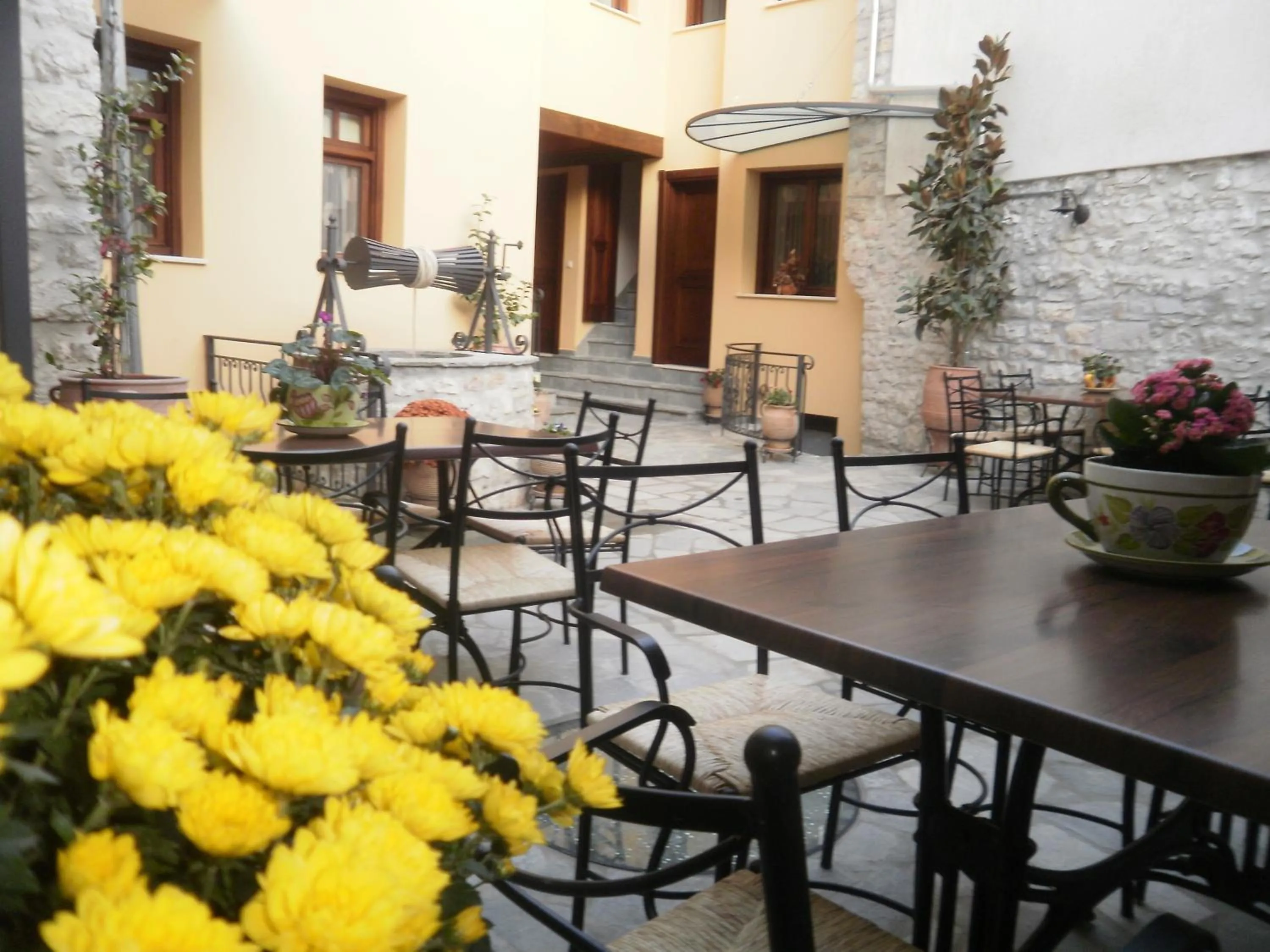 Patio in Hagiati Guesthouse
