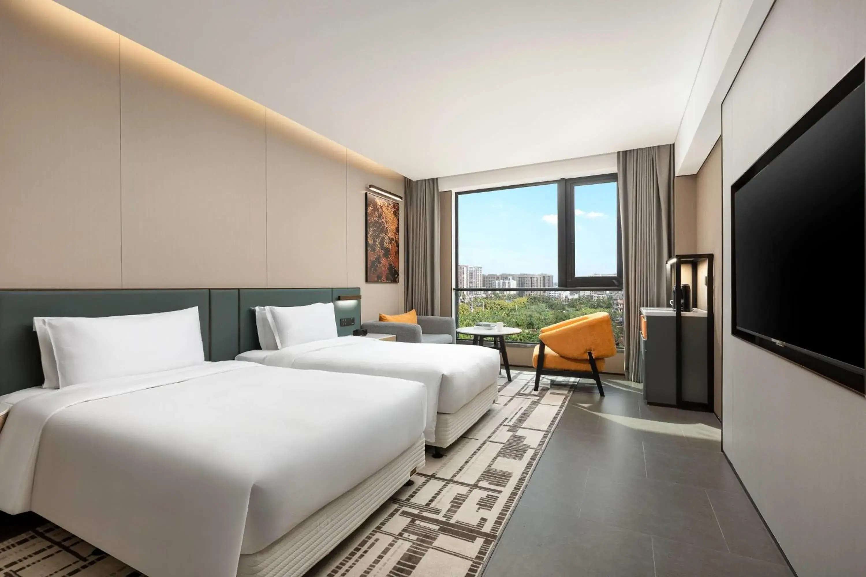 Business Twin Room - Non-Smoking in Days Hotel by Wyndham Haikou Meilan Airport Business Twin Room - Non-Smoking in Days Hotel by Wyndham Haikou Meilan Airport