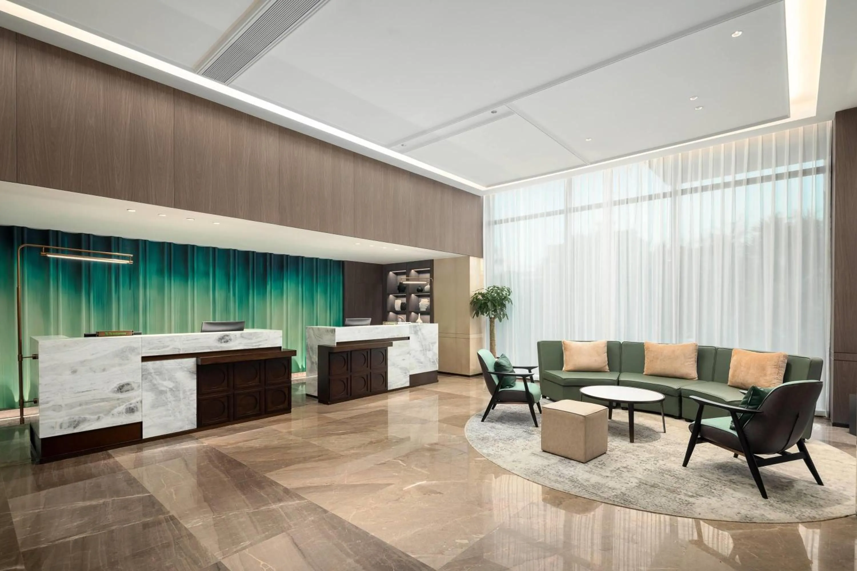 Lobby or reception in Days Hotel by Wyndham Haikou Meilan Airport