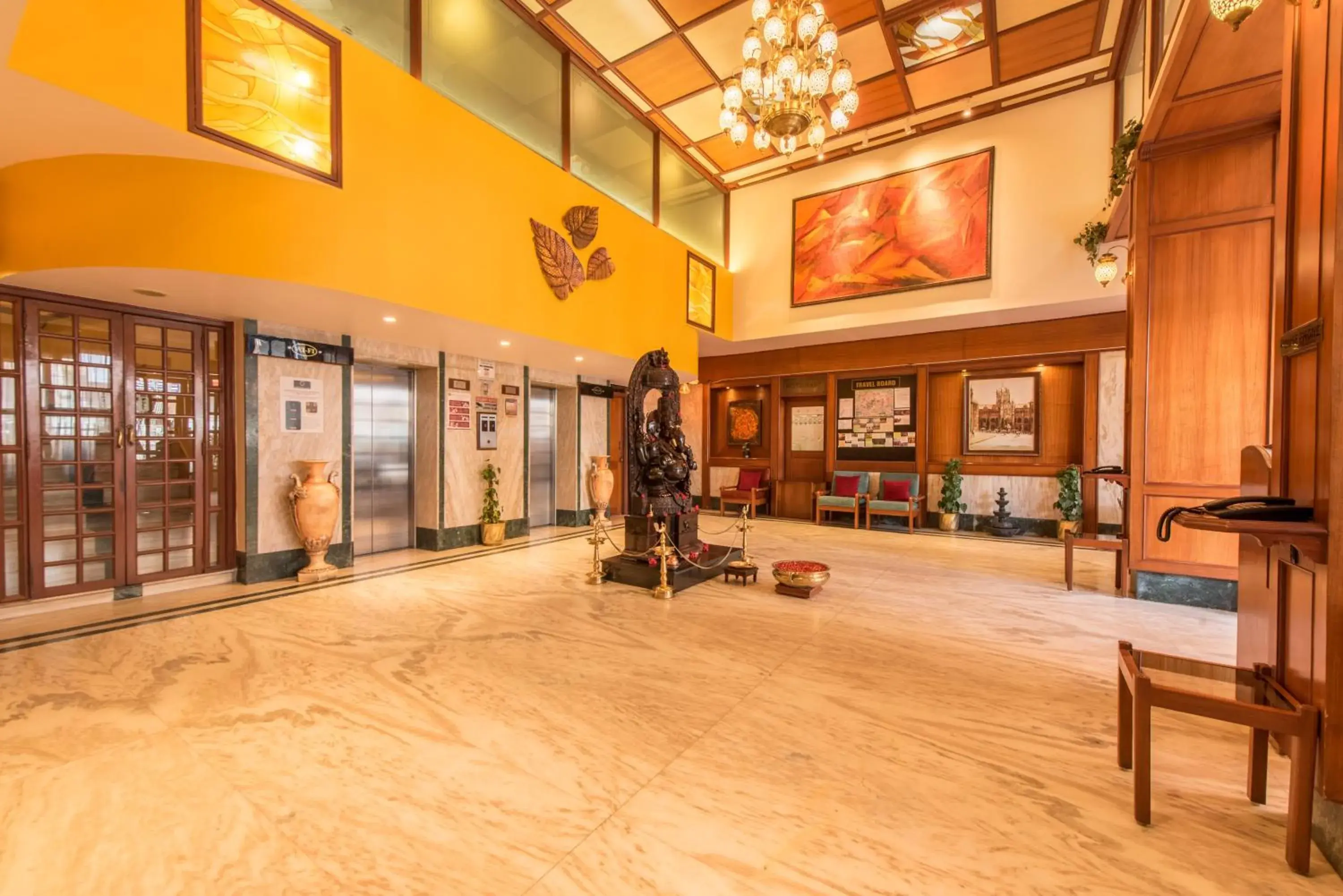 Lobby or reception in Bangalore Gate Hotel & Conferences Lobby or reception in Bangalore Gate Hotel & Conferences