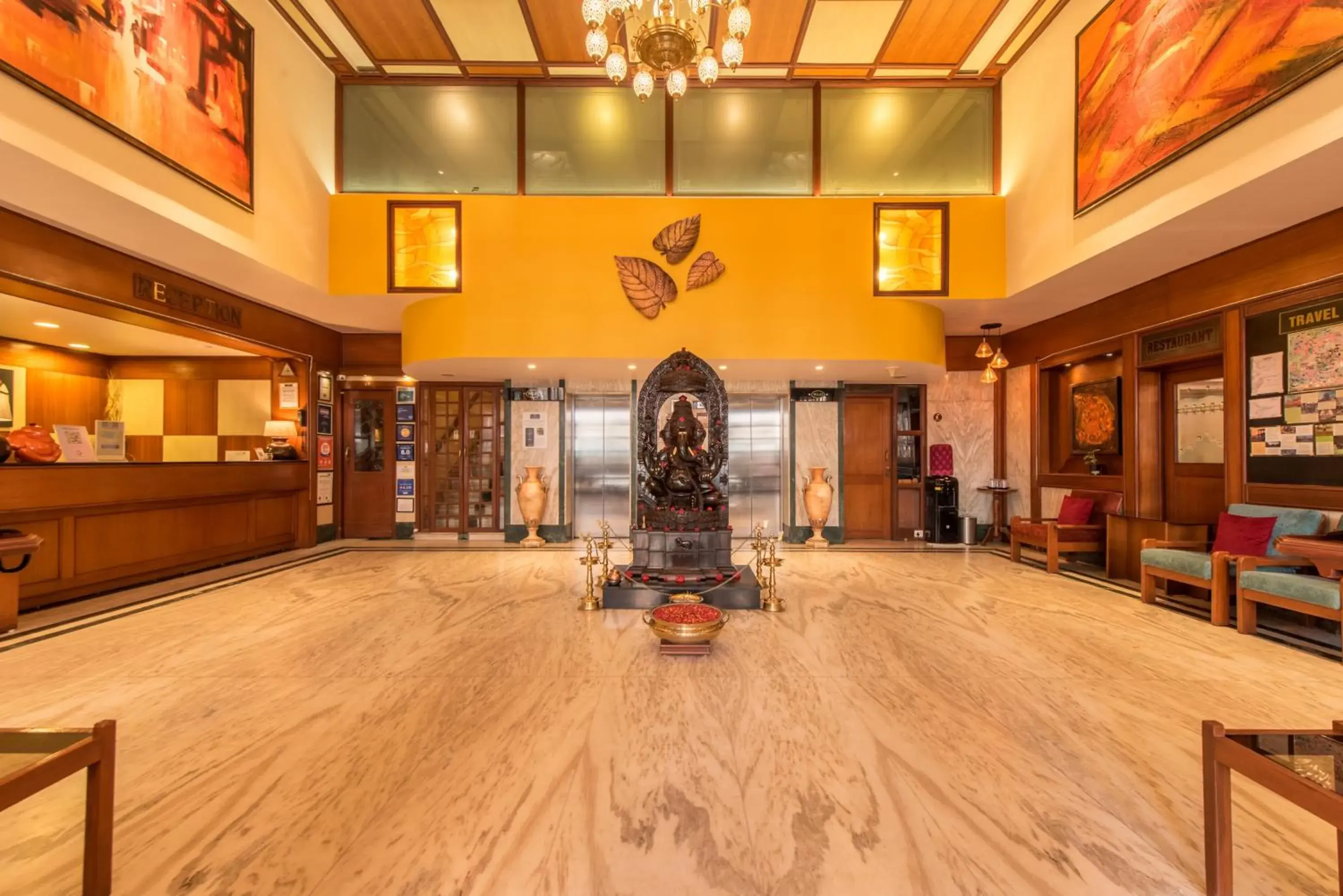 Lobby or reception in Bangalore Gate Hotel & Conferences Lobby or reception in Bangalore Gate Hotel & Conferences