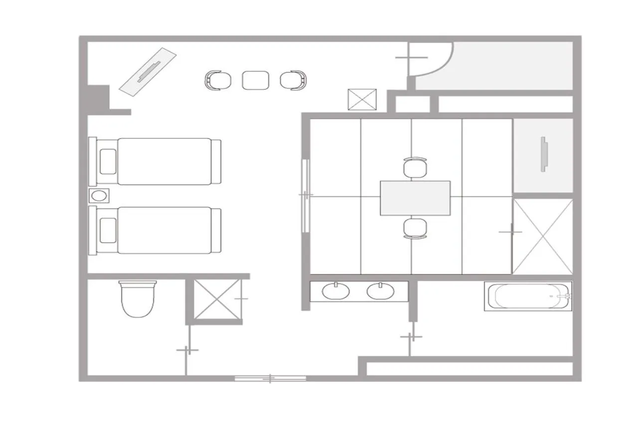 Floor plan in Yutorelo Beppu