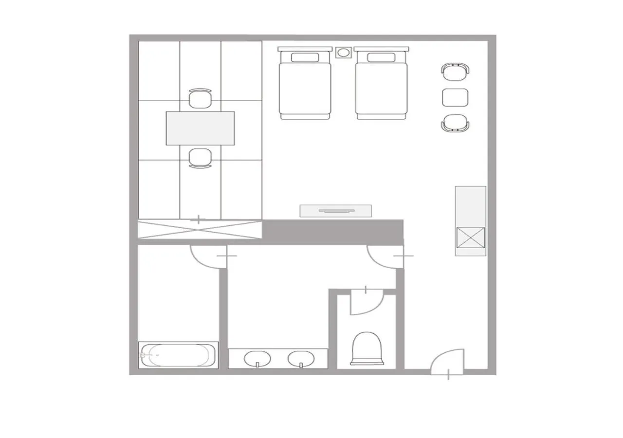 Floor plan in Yutorelo Beppu