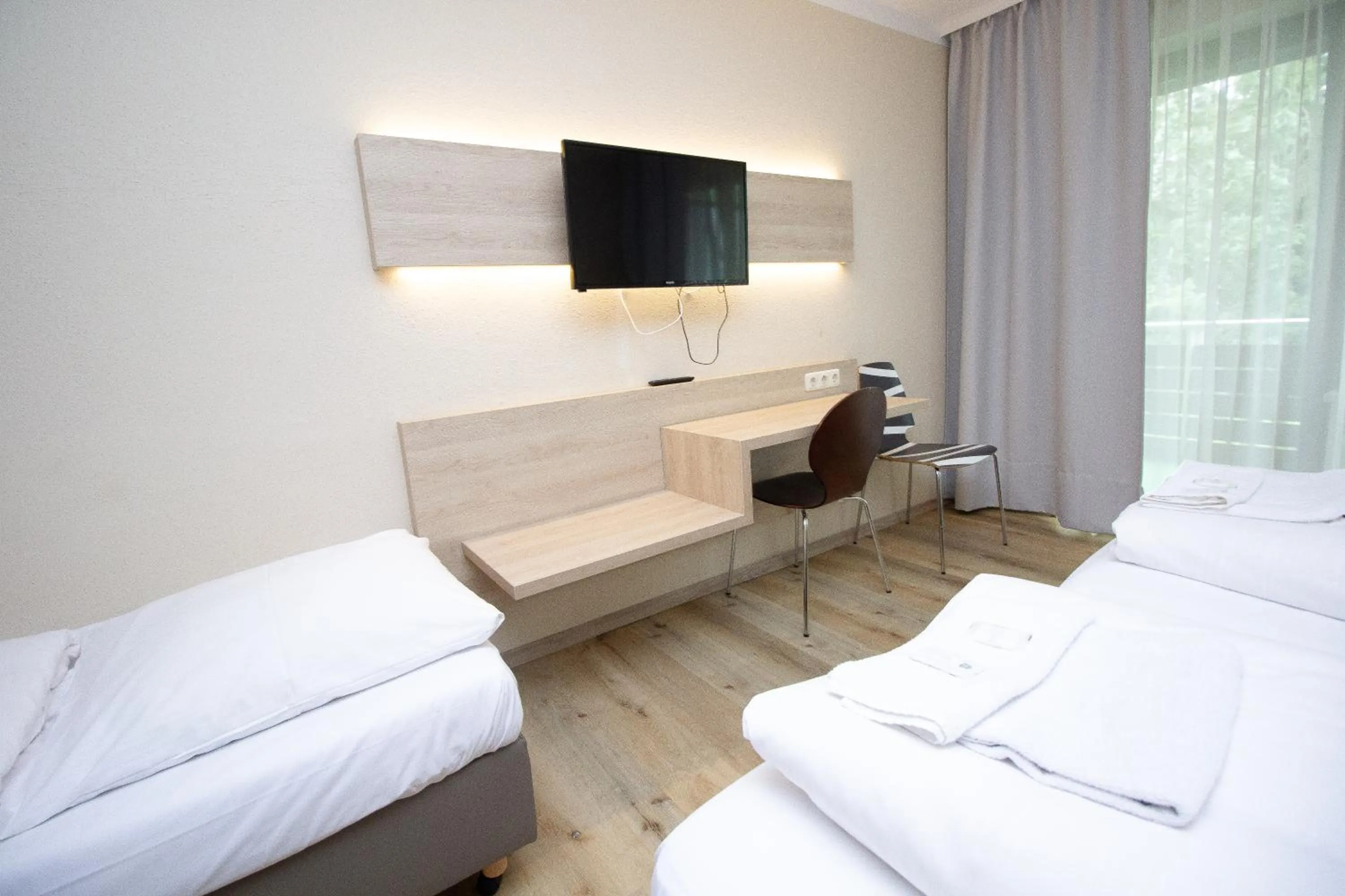 Bed in Ahorn Hotel
