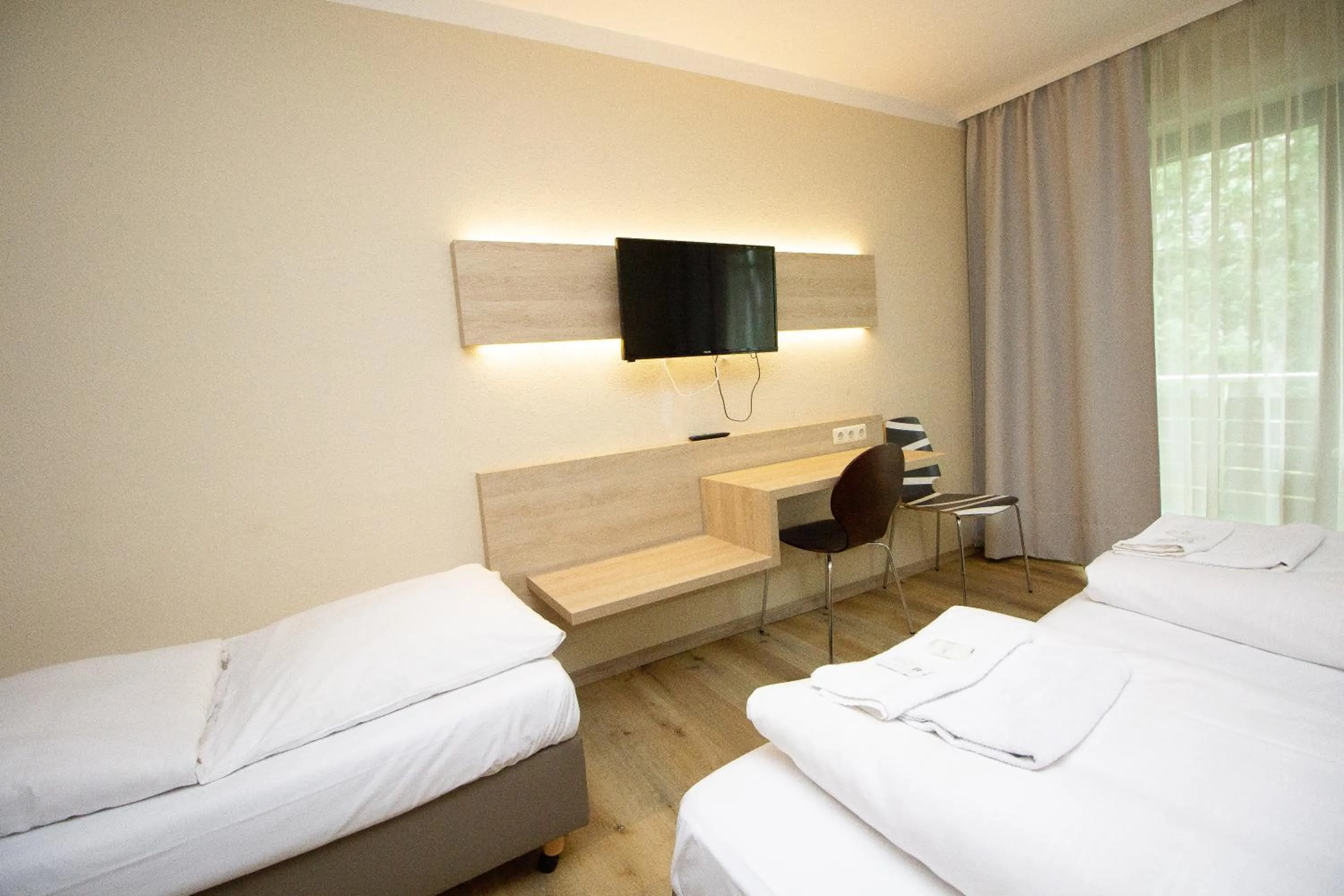Bed in Ahorn Hotel