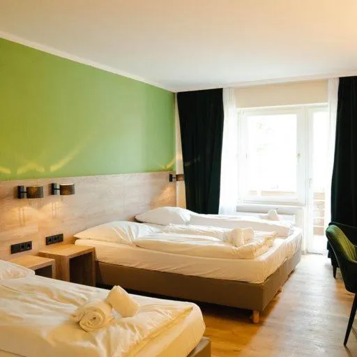 Bed in Ahorn Hotel