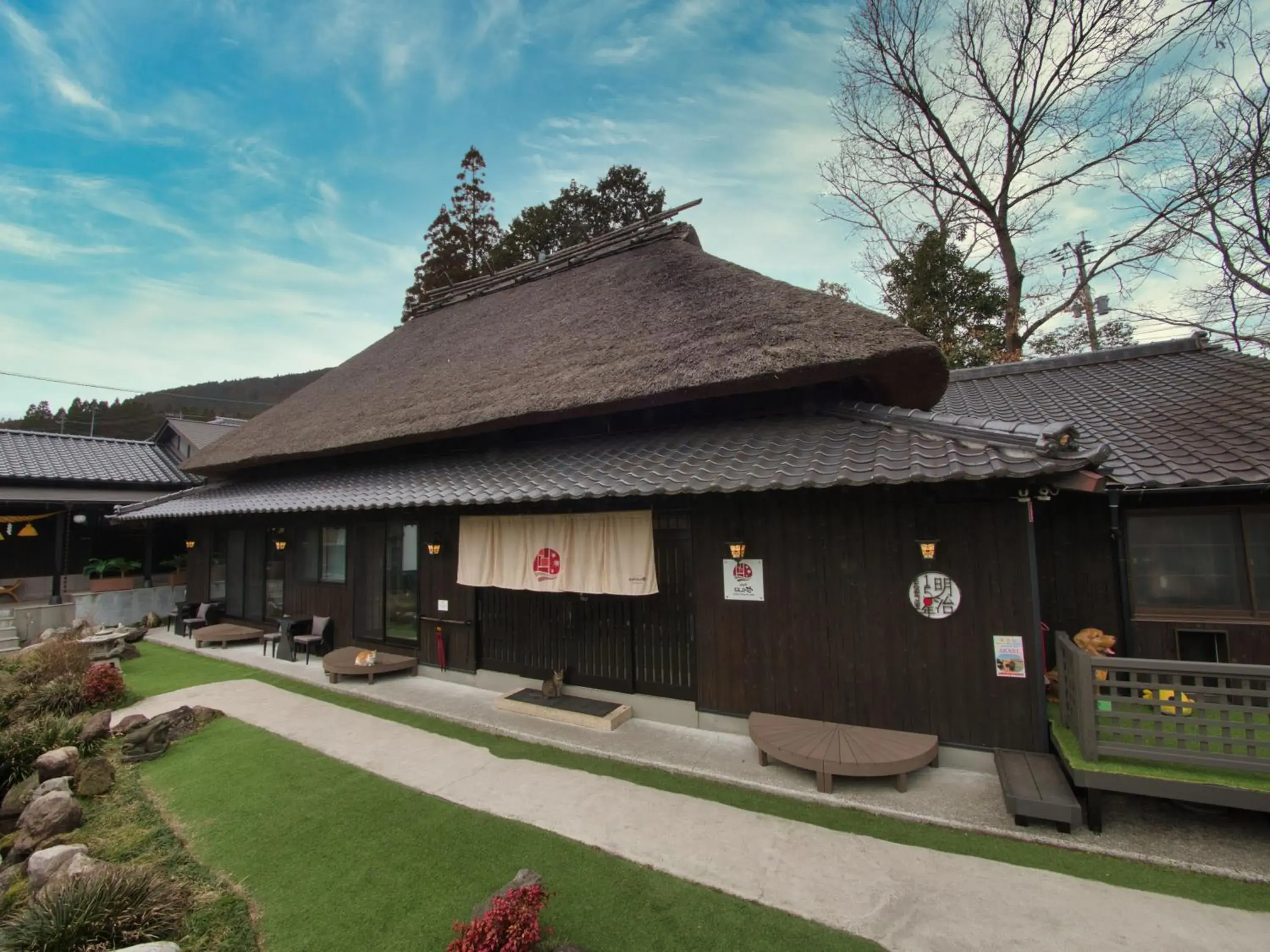 Property building in Yufuin Lamp no Yado Property building in Yufuin Lamp no Yado