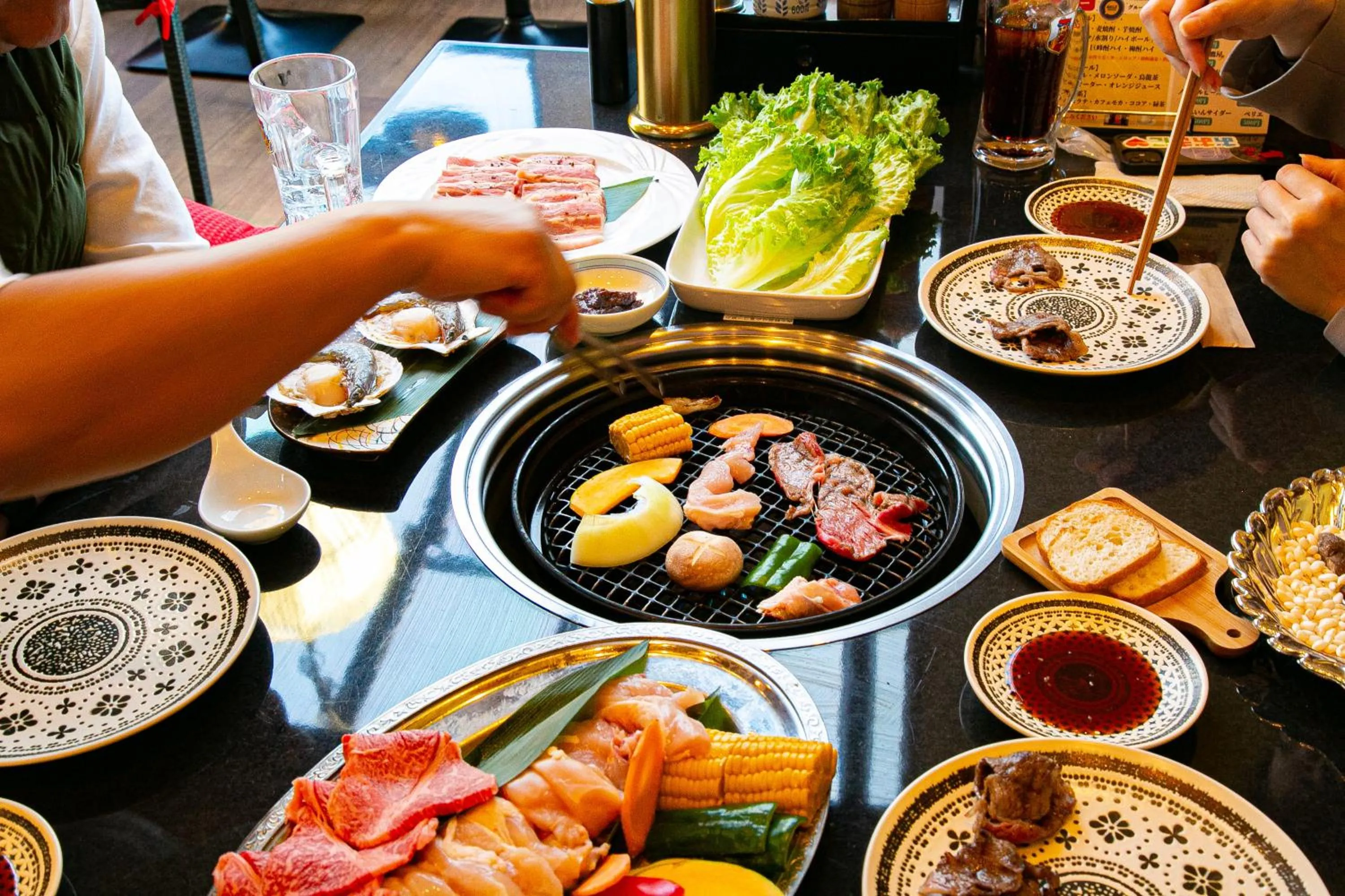 Food in Yufuin Lamp no Yado