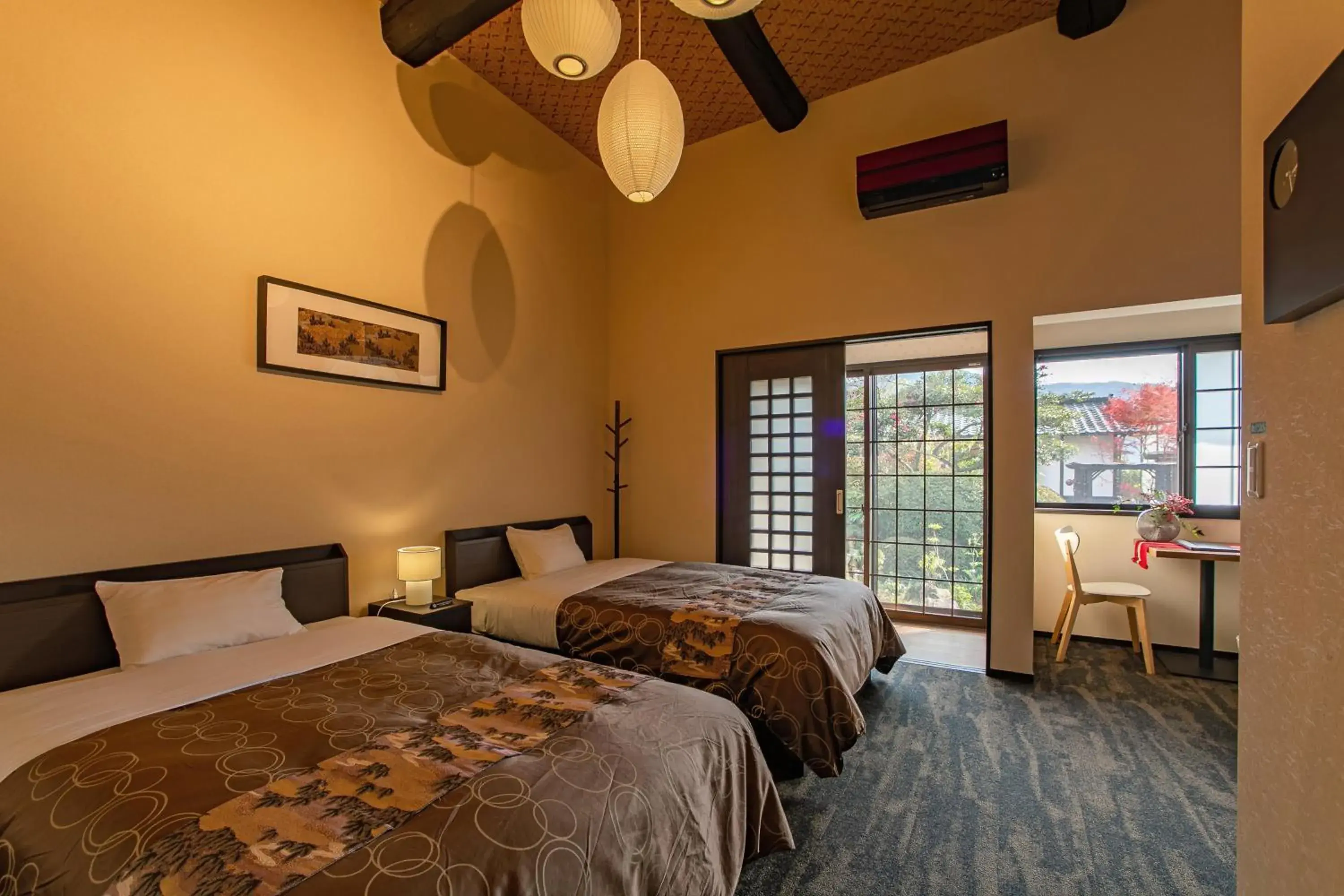 Twin Room A - Main Building (No Pets Allowed) in Yufuin Lamp no Yado Twin Room A - Main Building (No Pets Allowed) in Yufuin Lamp no Yado