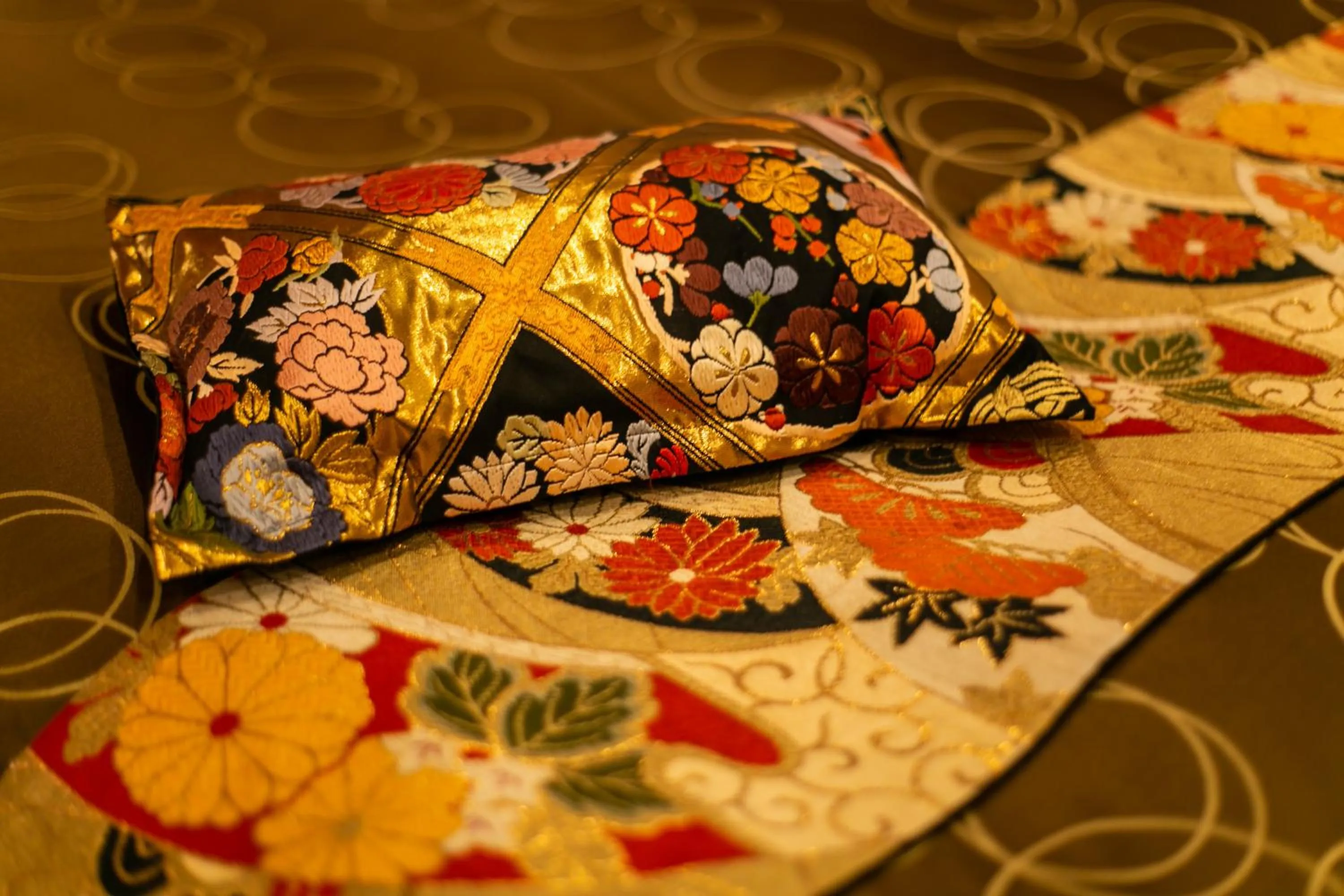 Decorative detail in Yufuin Lamp no Yado