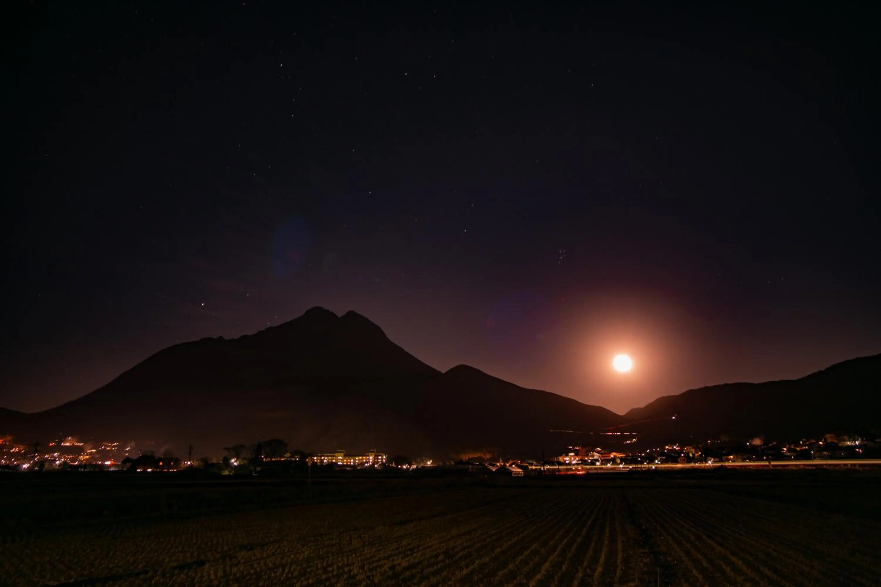 Natural landscape in Yufuin Lamp no Yado