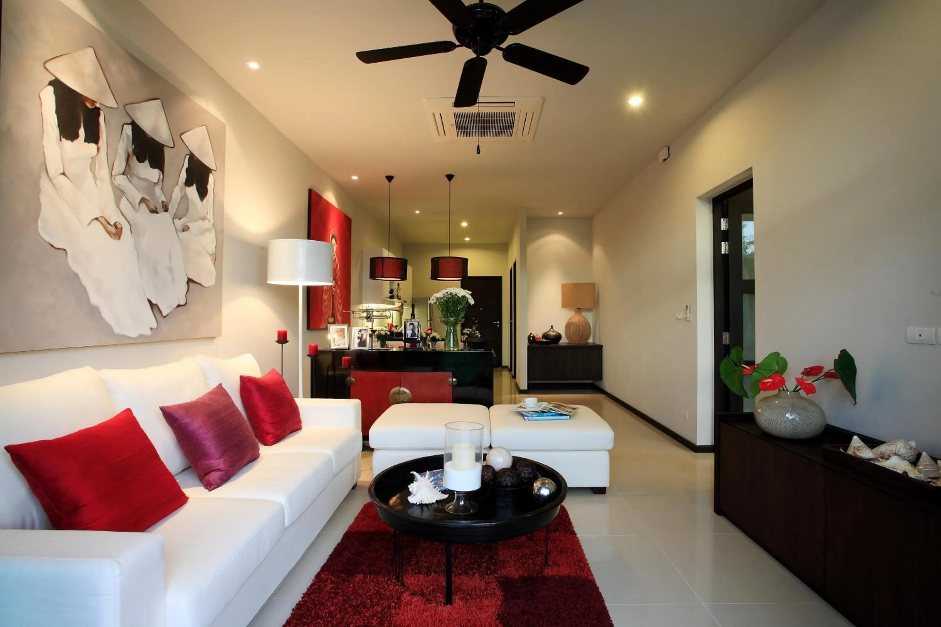 Living room in Two Villas HOLIDAY - Onyx Style Nai Harn Beach, Phuket