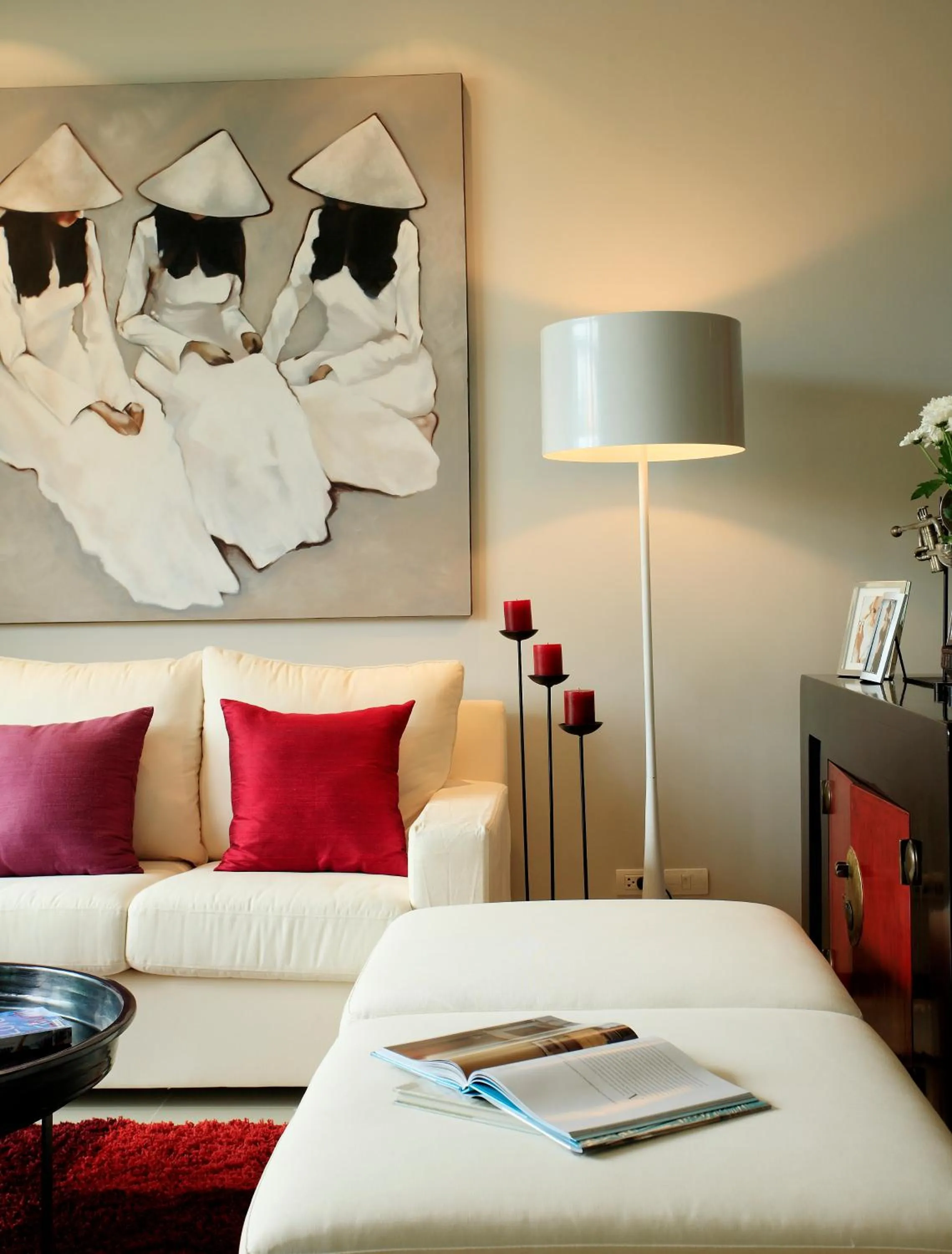 Living room, Bed in Two Villas HOLIDAY - Onyx Style Nai Harn Beach, Phuket