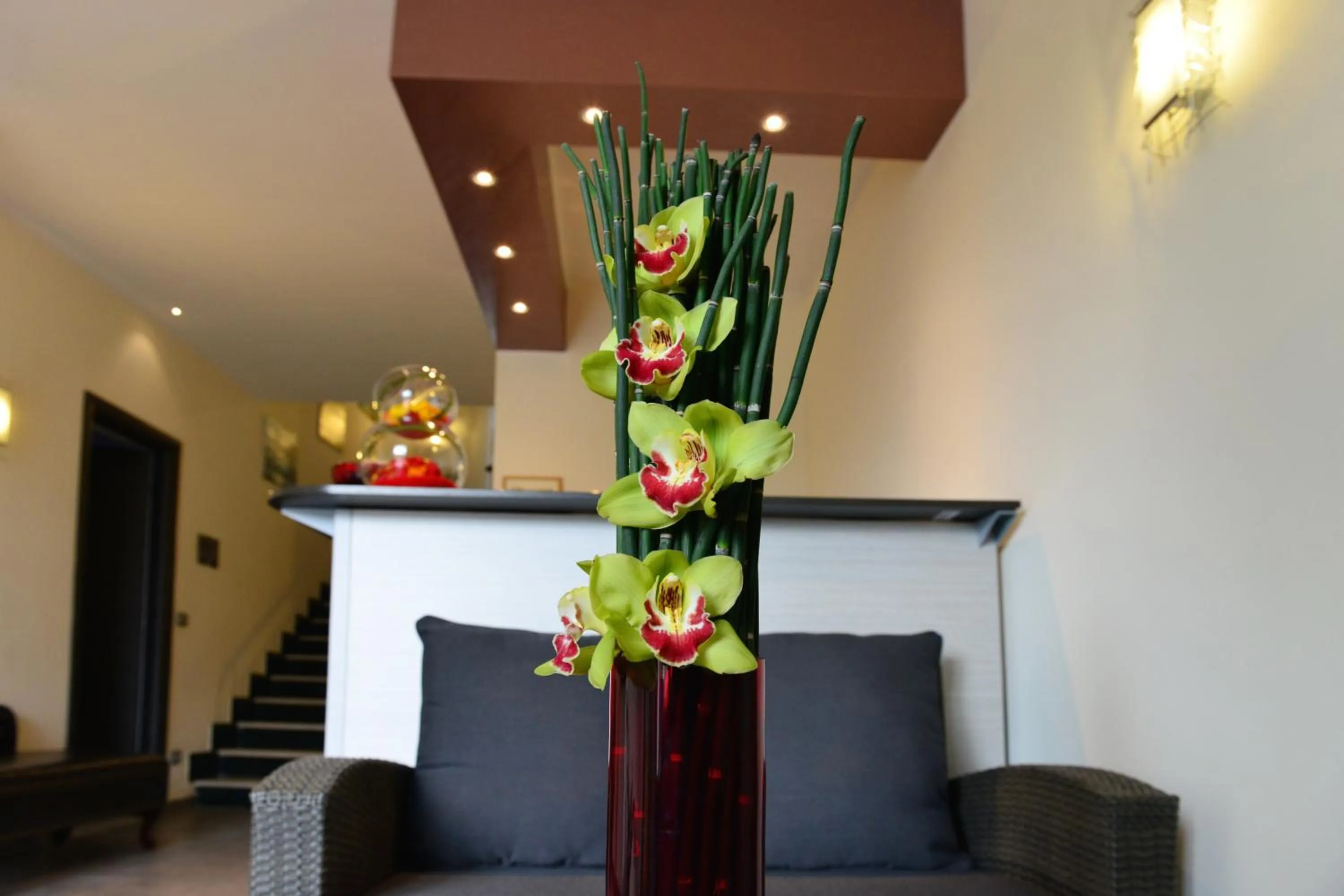 Lobby or reception in Villa Le Logge